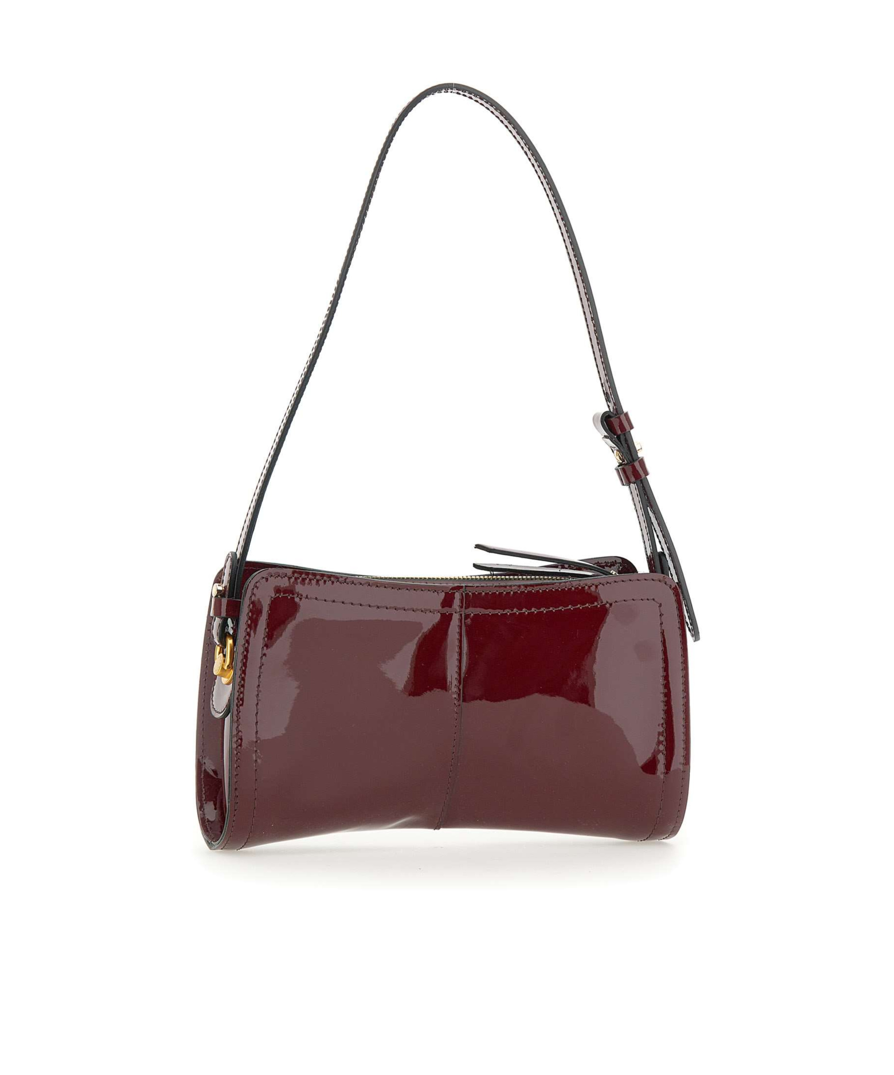 Gianni Chiarini Zipped Shoulder Bag In Red