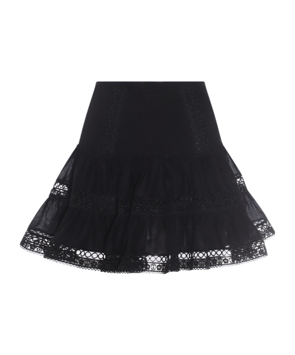 Shop Charo Ruiz Hortens Mini Skirt In Black