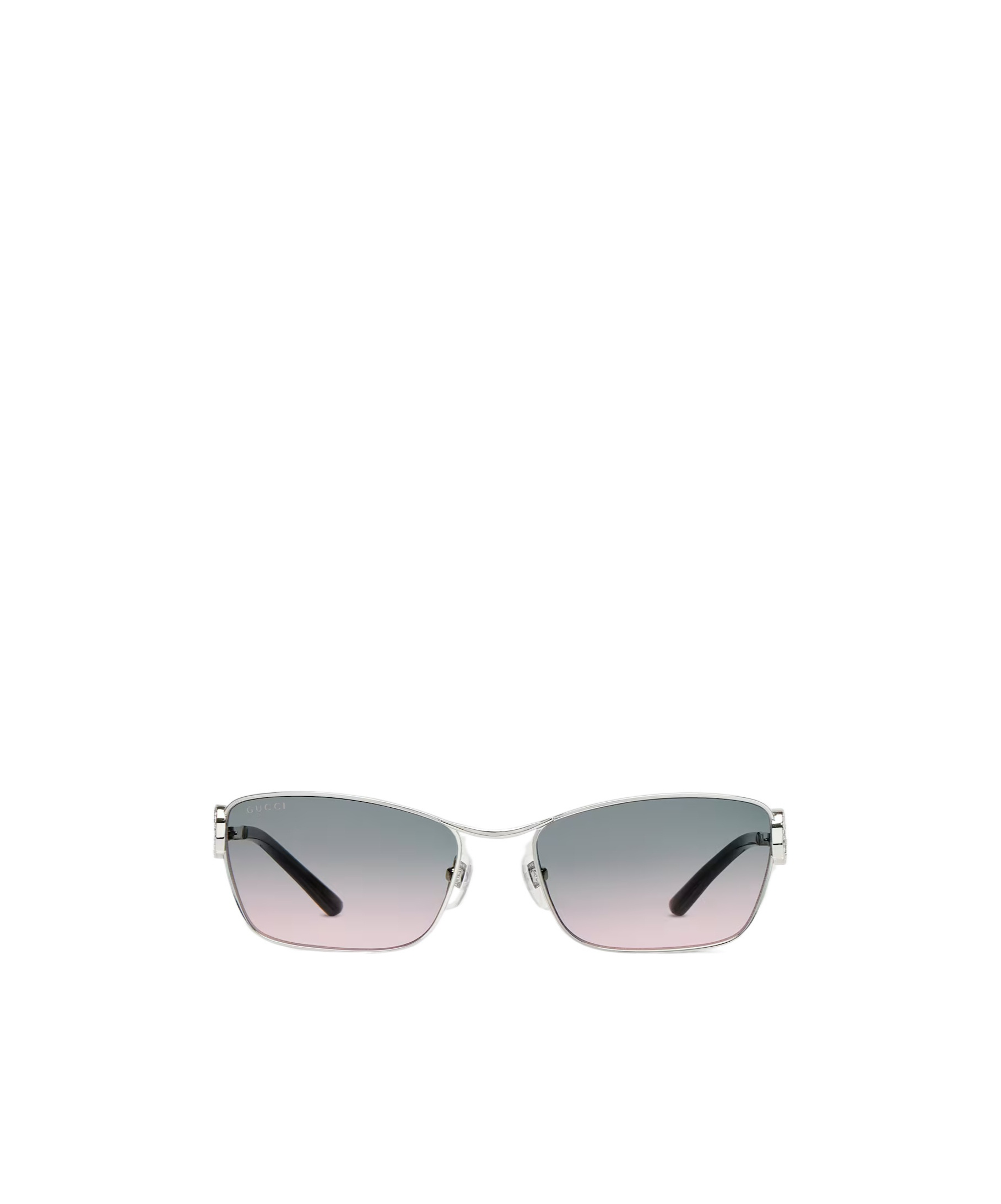 Rectangular frame sunglasses