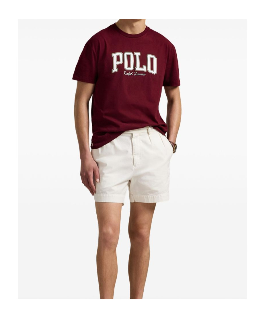 Polo Ralph Lauren Logo-print T-shirt In Burgundy