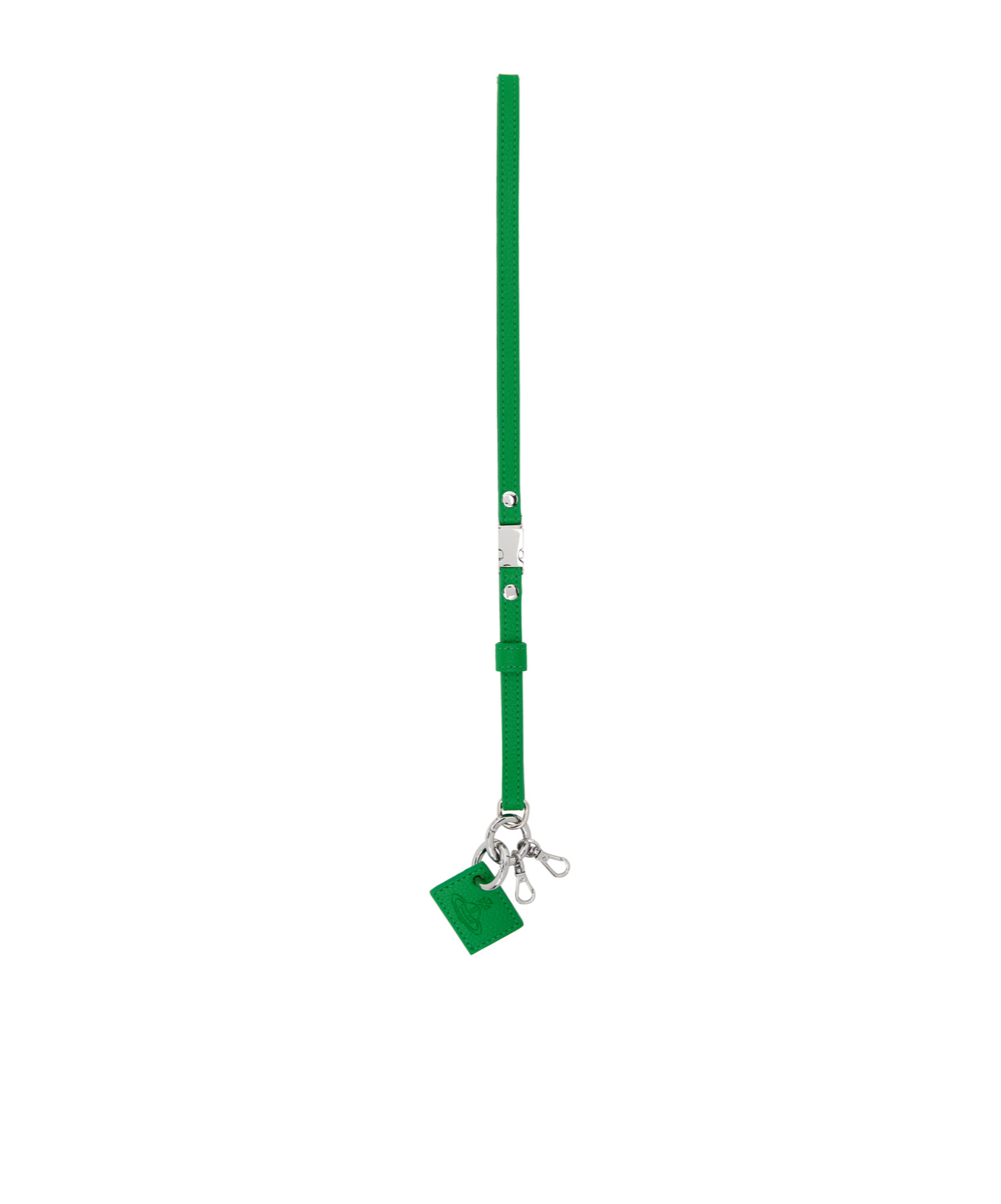 Vivienne Westwood Green Re-vegan Lanyard Tag Keychain