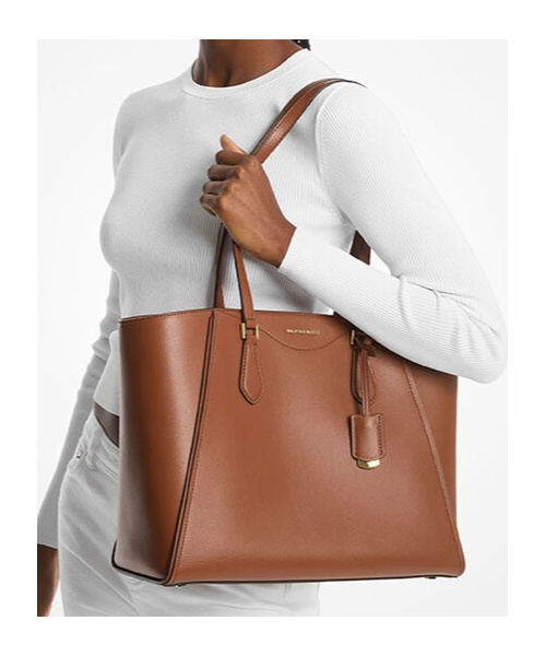Shop Michael Michael Kors Logo-lettering Tote Bag In Brown