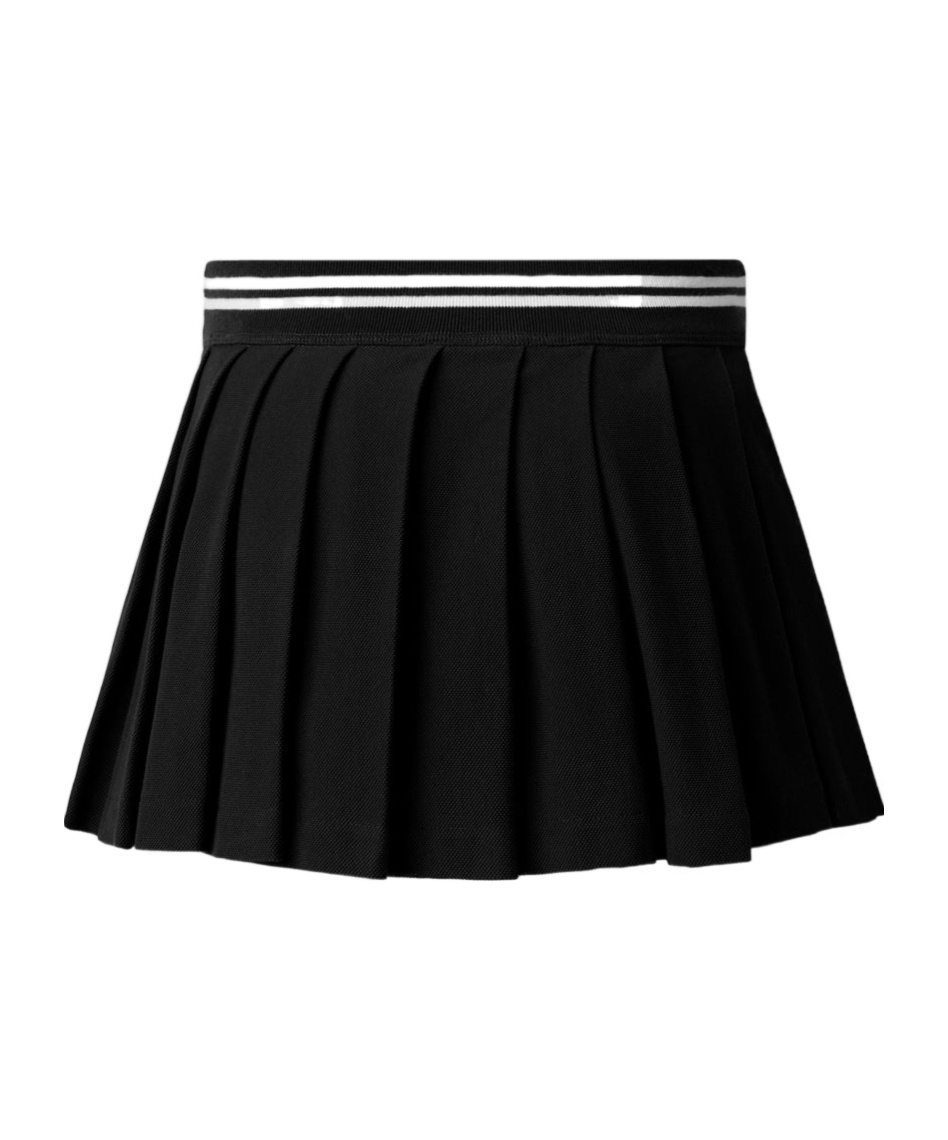 Amiri Black Ma Quad Pleated Miniskirt In Black