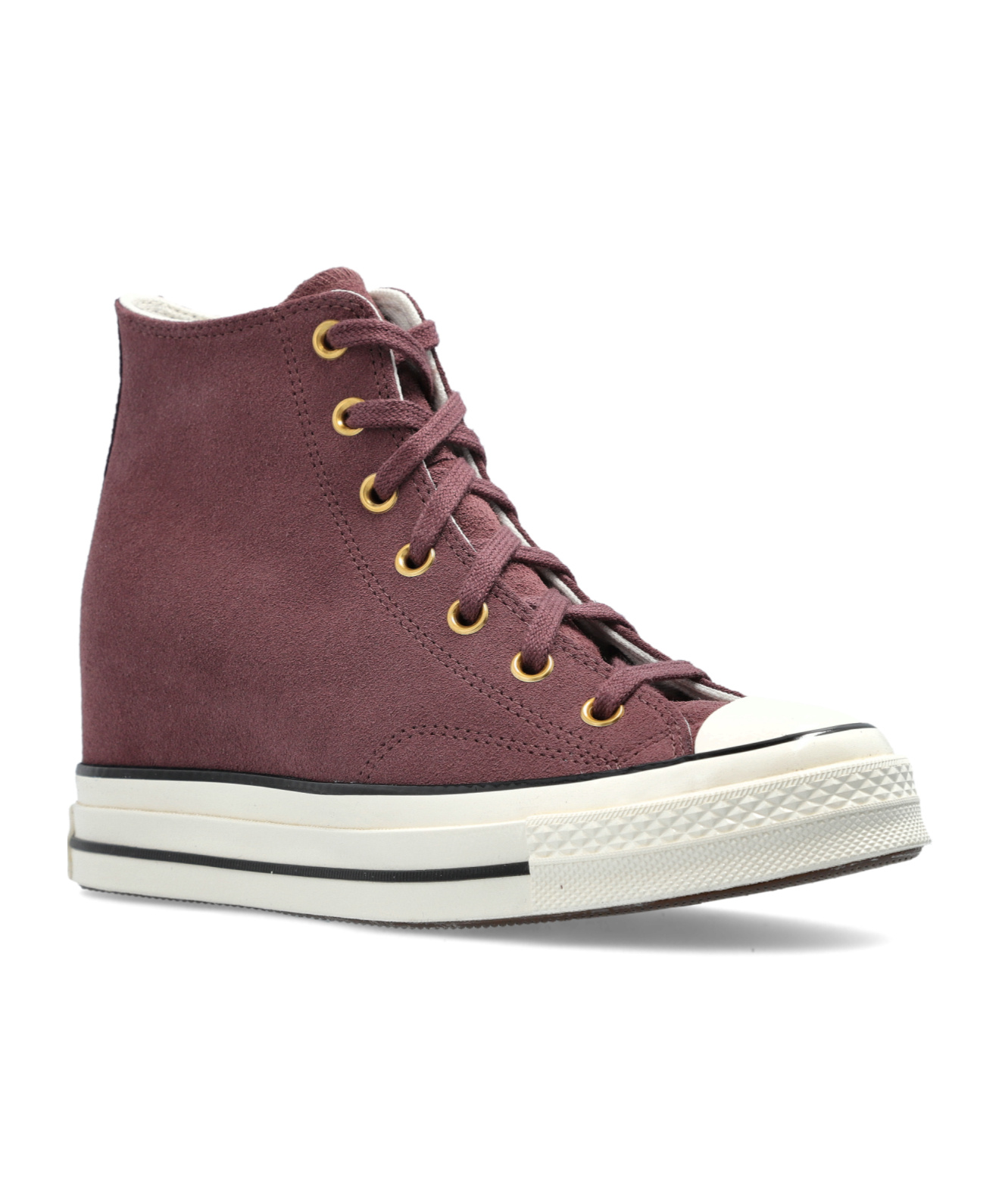 Converse Round-head High-top Casual Shoes In Red