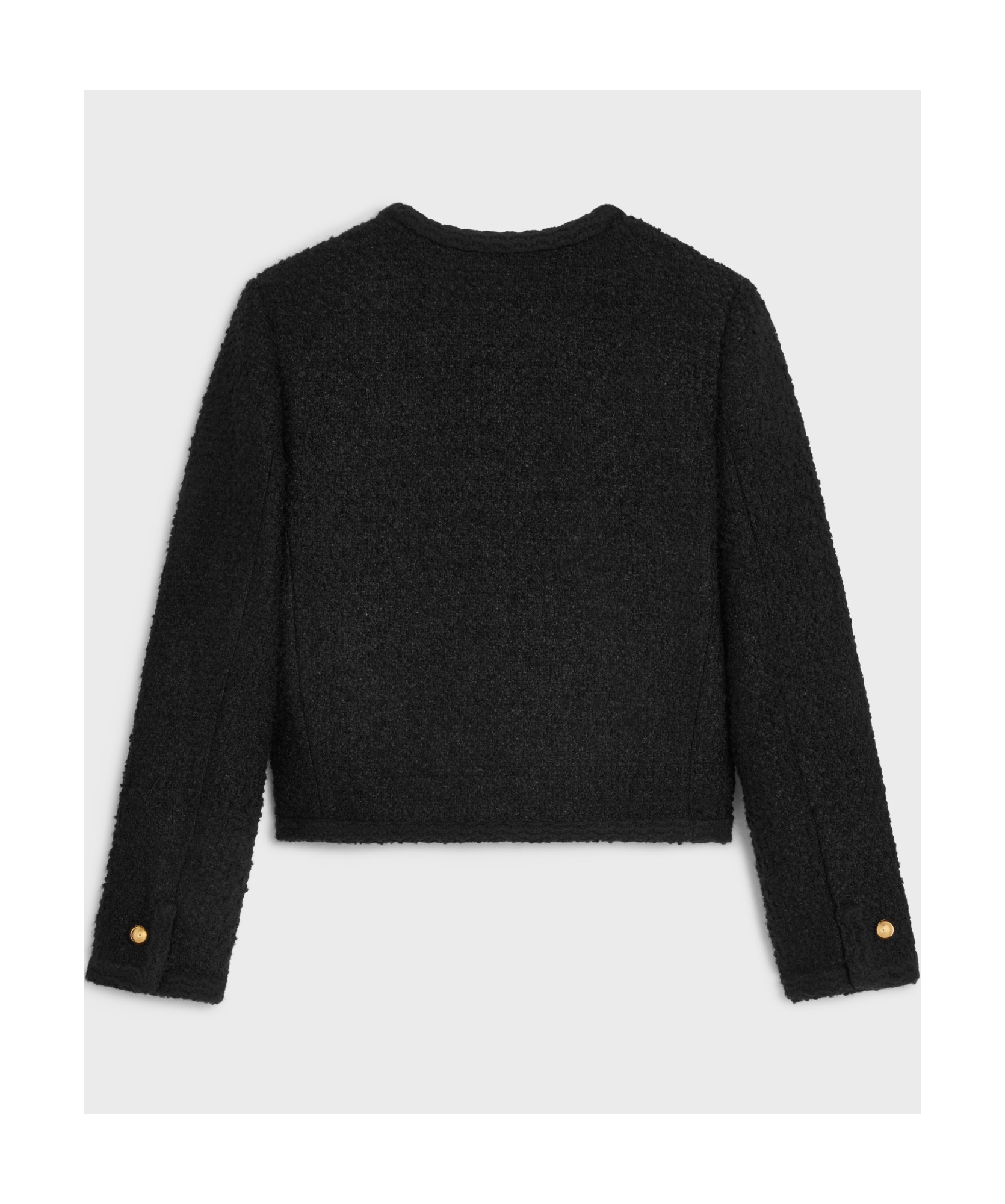 Celine Long-sleeved Jacket In Black
