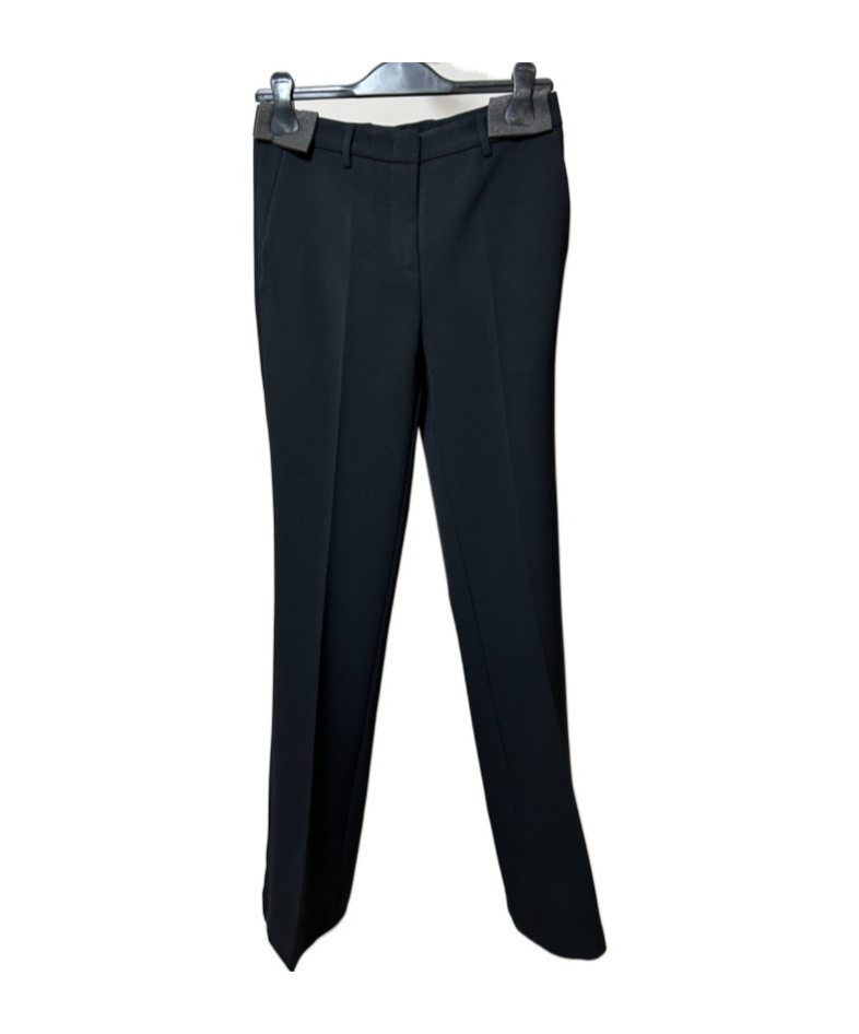 Rundholz Black Label Belt-loop Casual Pants In Black