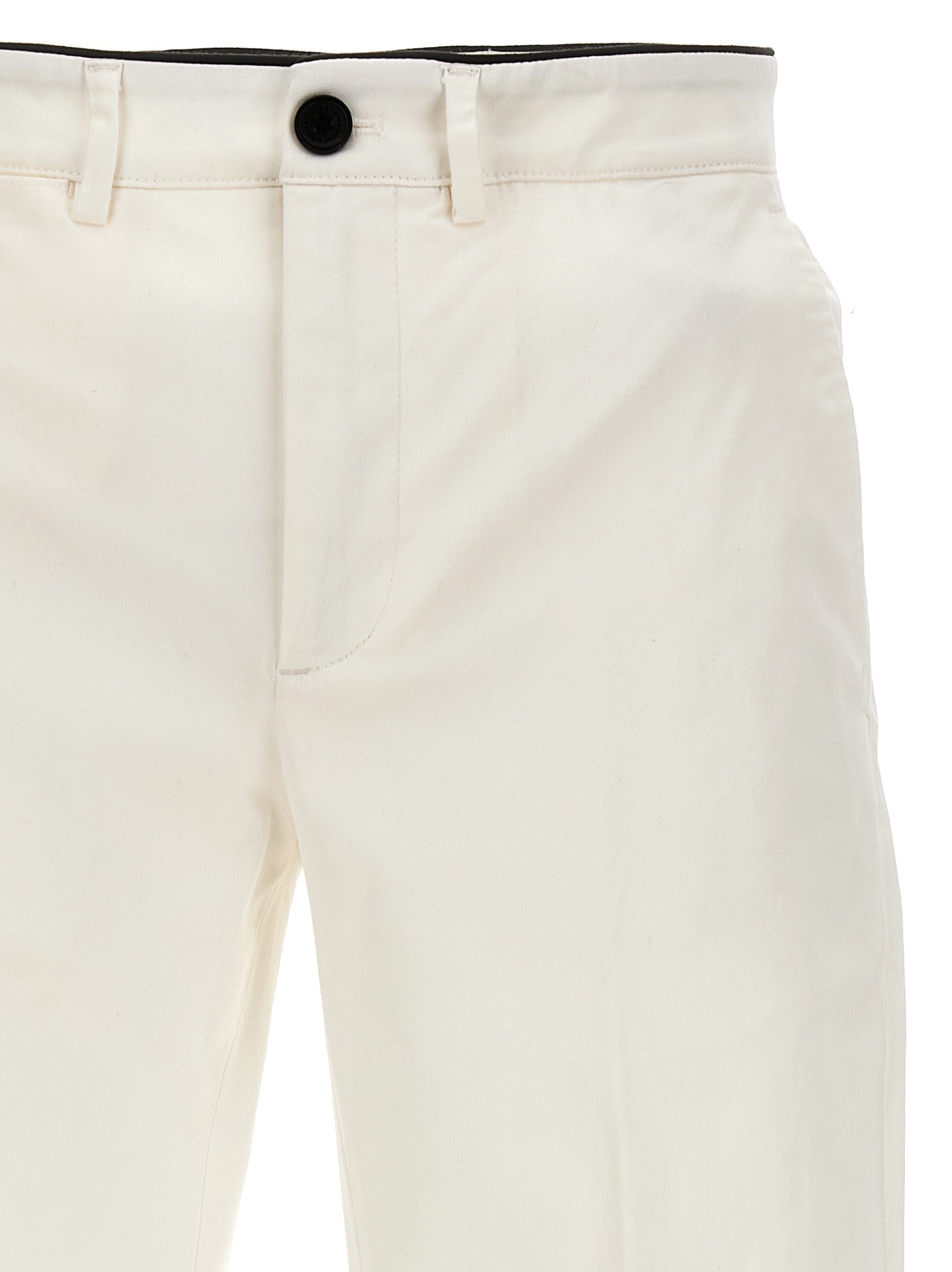 Department Five Prince Tailored Pants Back And Front Pockets In White