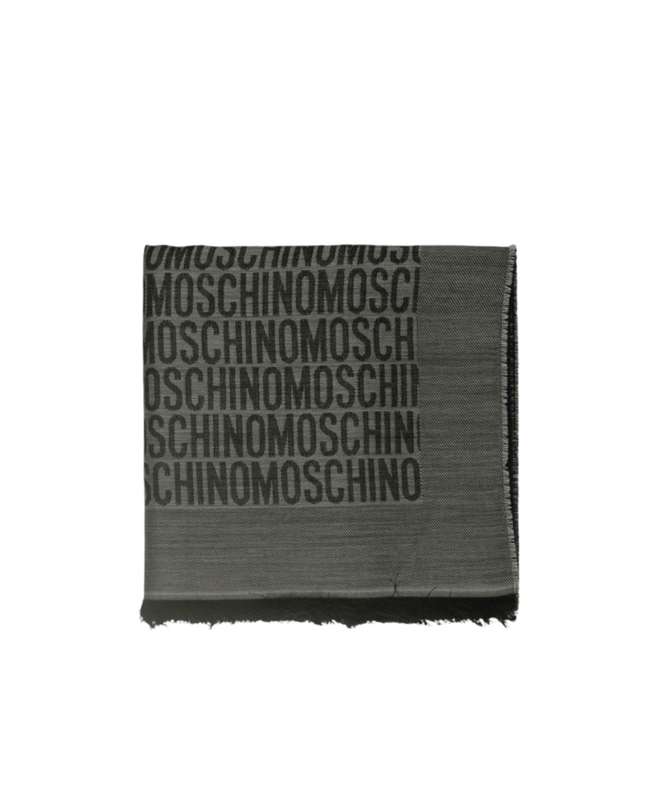 Moschino Logo Scarf In Black