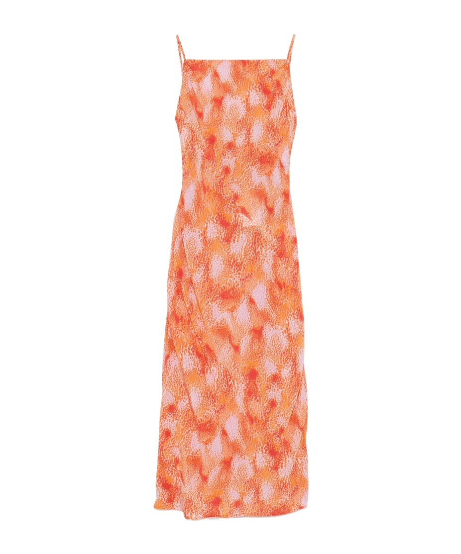 Iro Thin Shoulder Strap Dress In Pink