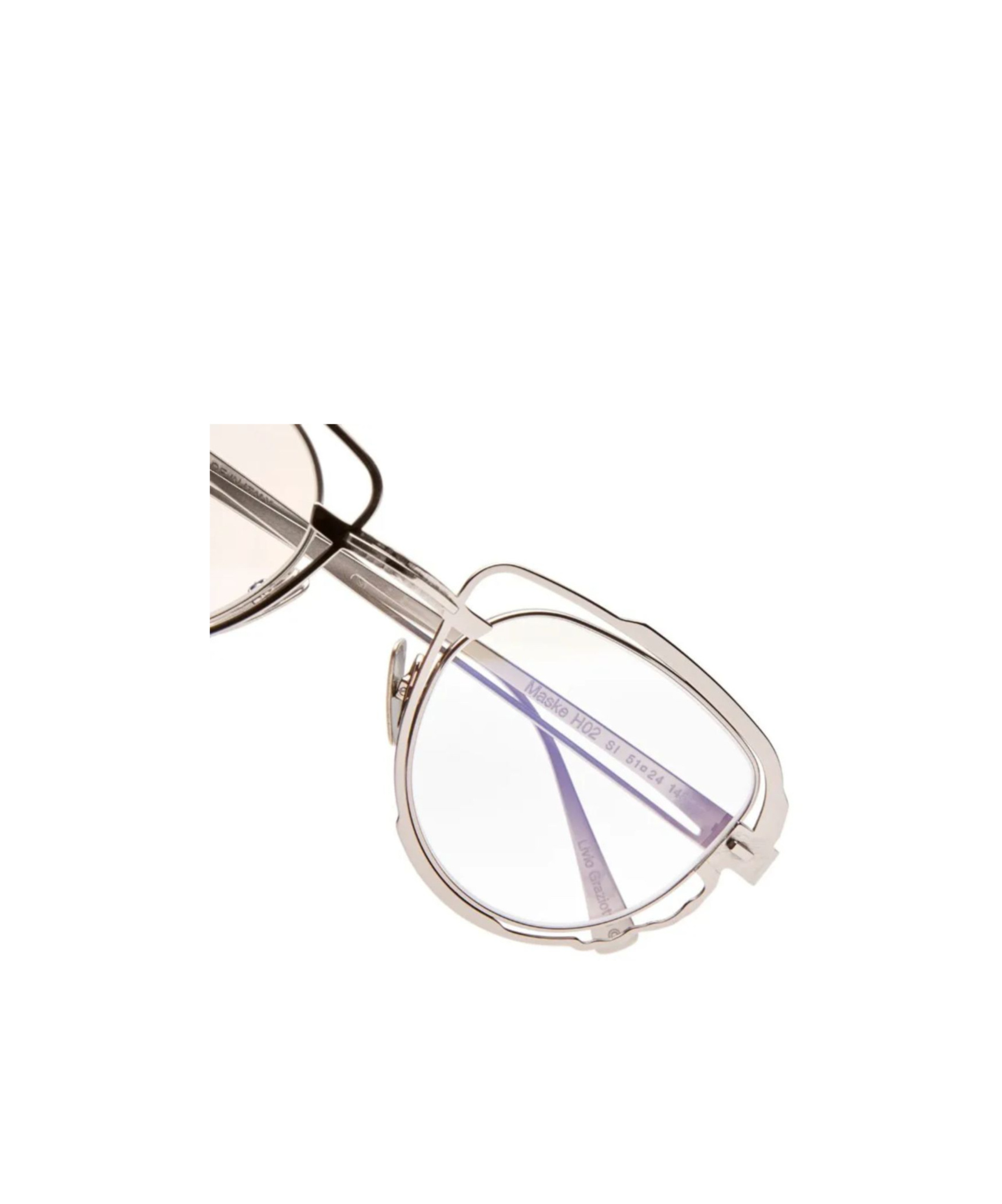 Kuboraum Geometric Plano Mirror In Gray