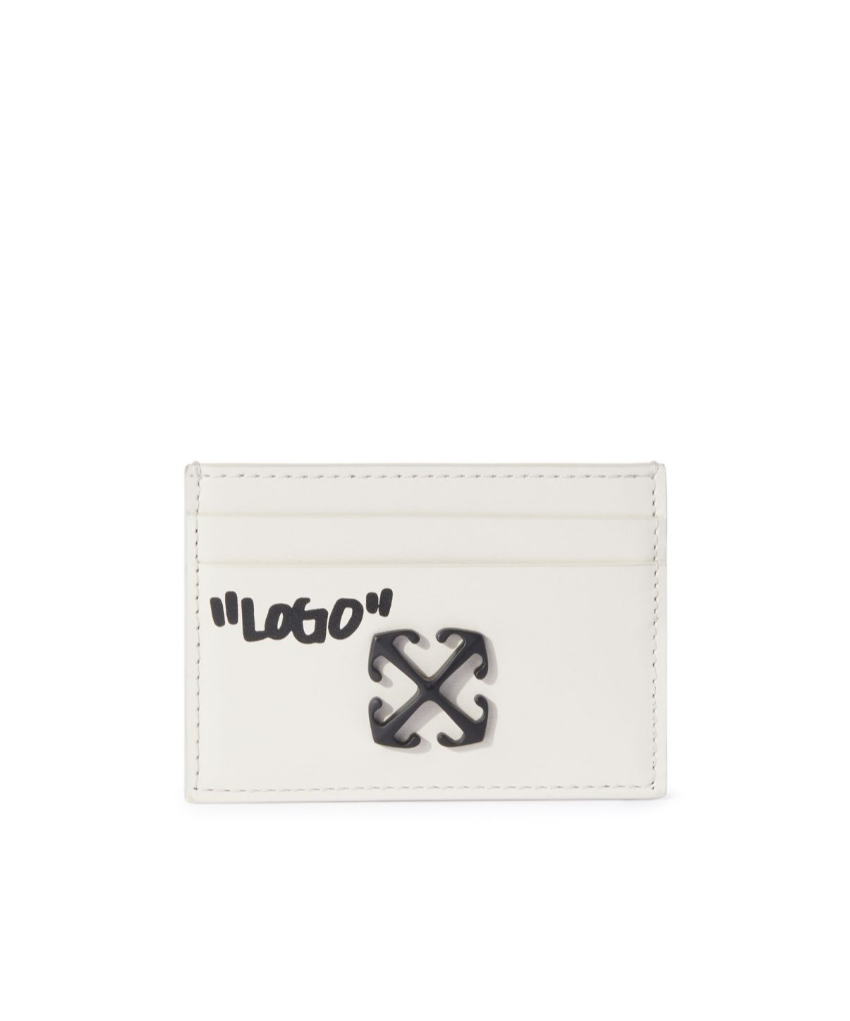 Off-white Jitney Quote Card Holder In White