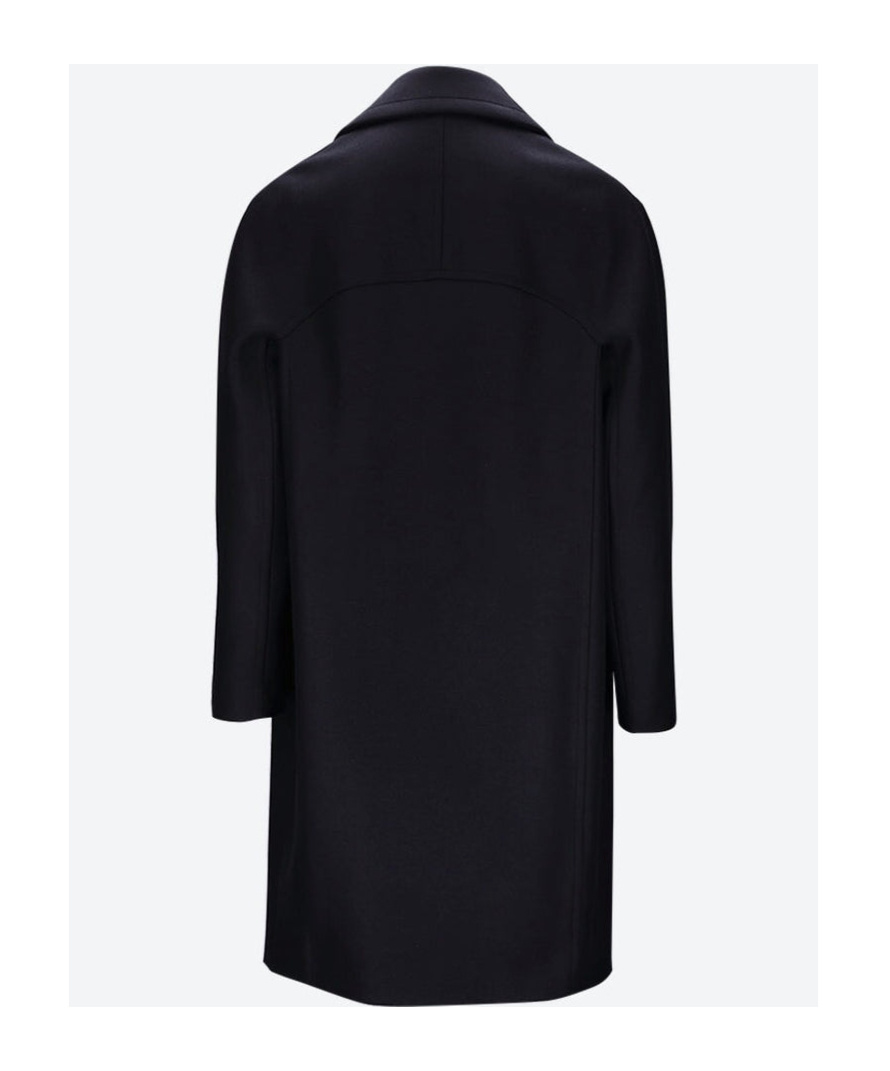Dries Van Noten Loose Fit Mac Unlined Coat In Black