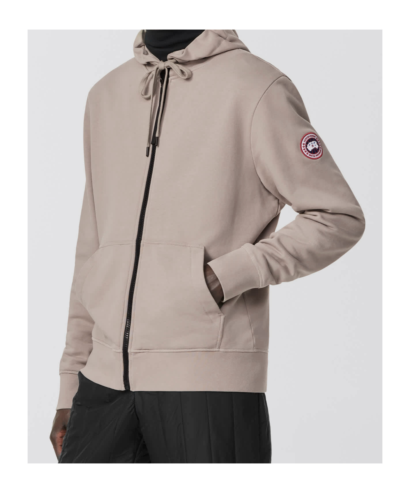 CANADA GOOSE CANADA GOOSE HURON ZIPPED LONG-SLEEVED HOODIE