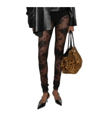 The Andamane Elastic Waist Leggings In Black