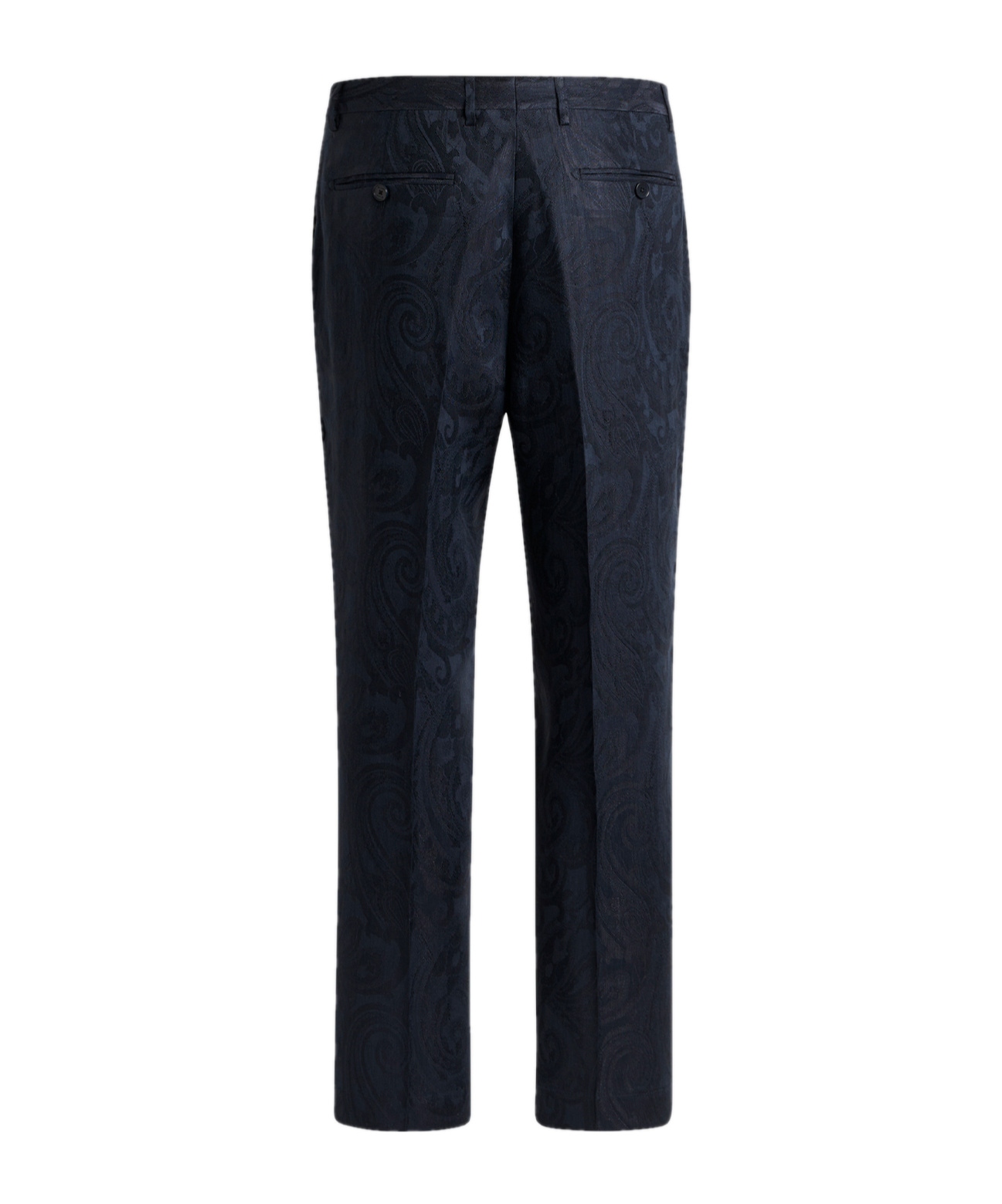 Etro Pleated Casual Pants In Black