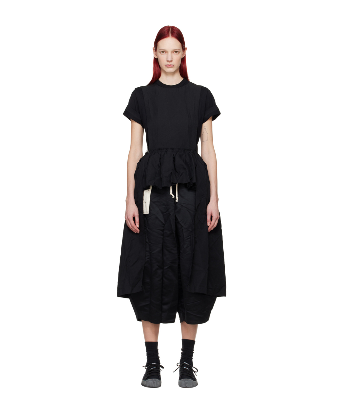 COMME DES GARÇONS CUT-OUT MIDI DRESS 