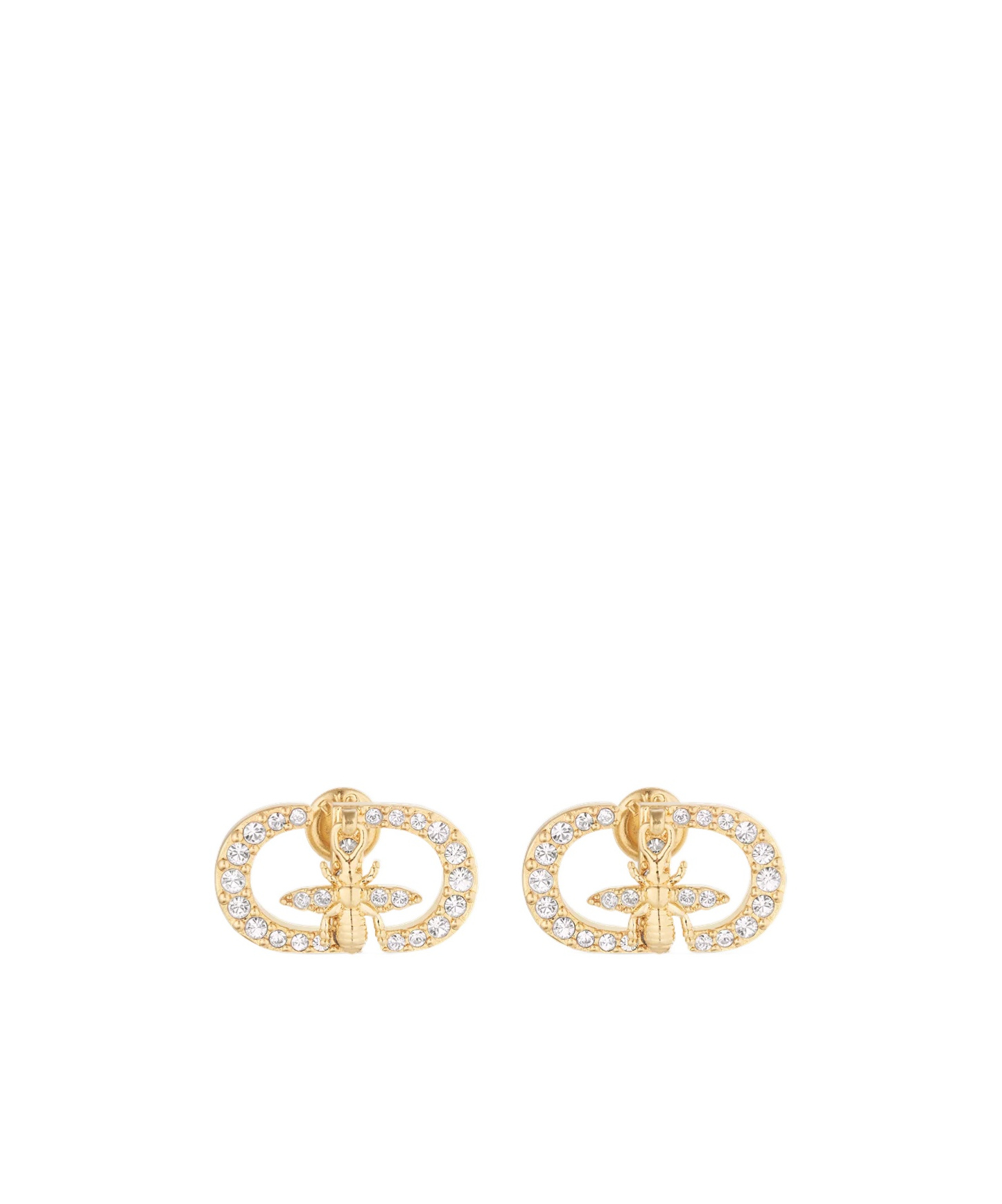 DIOR PETITCDBEE STUD EARRINGS