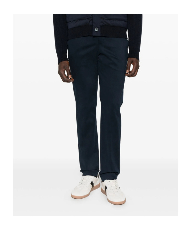 Pt Torino Pleated-cuffed Trousers In Blue