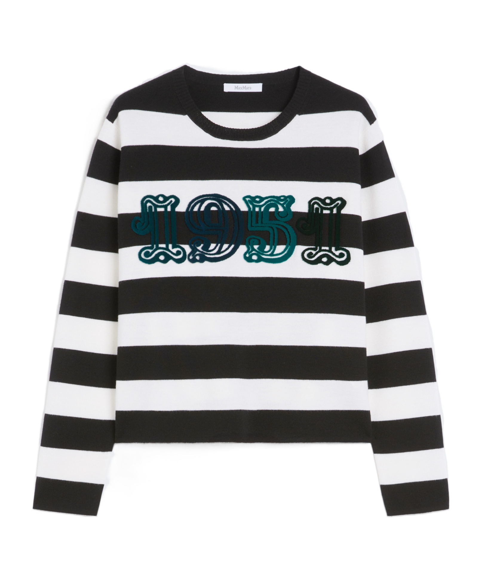 MAX MARA EMBROIDERED WOOL SWEATER