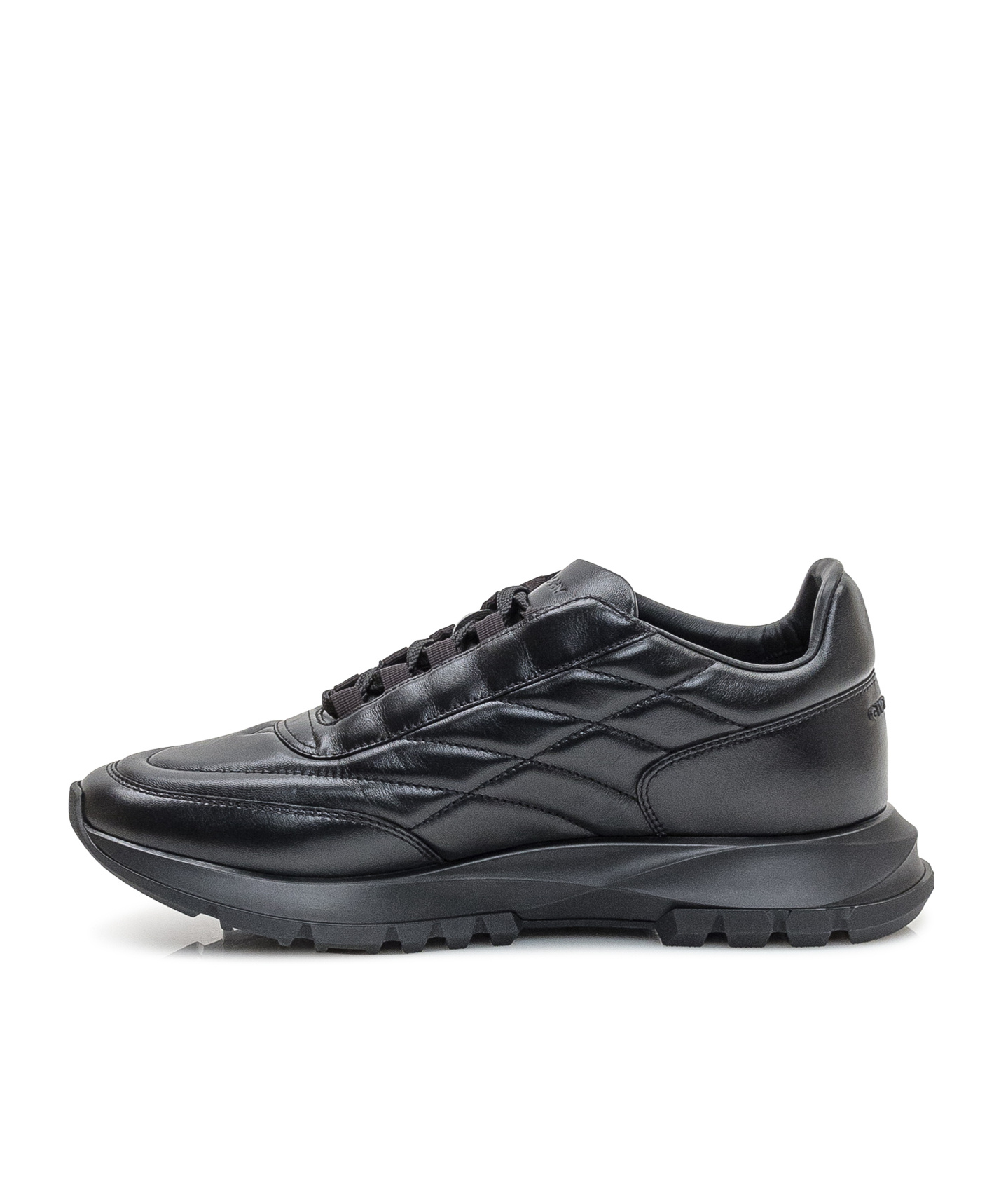 Givenchy Quilted-pattern Leather Sneakers In Black