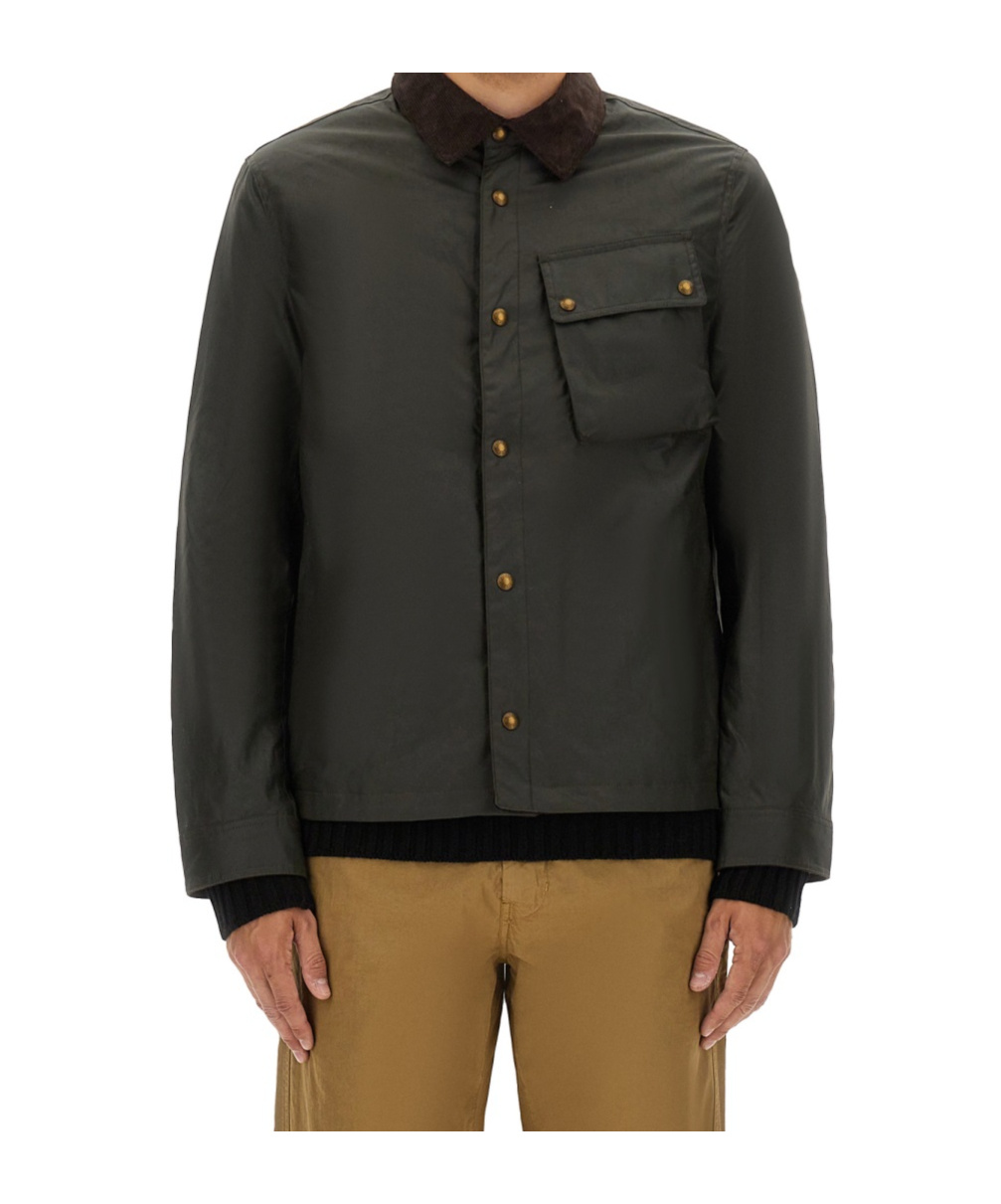 Belstaff Jacket Long Sleeve Chest Pocket In Multi