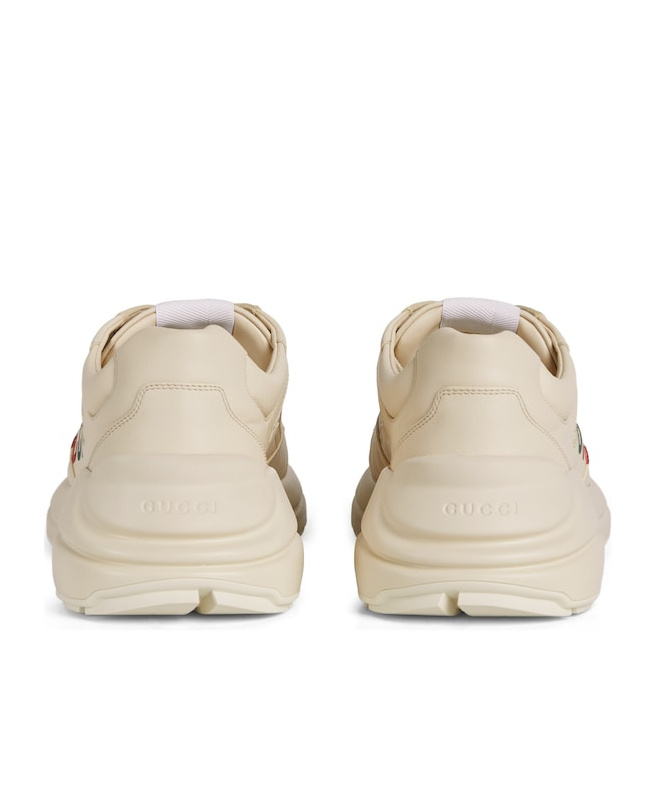 Gucci Off White Logo Sneakers In Neutral