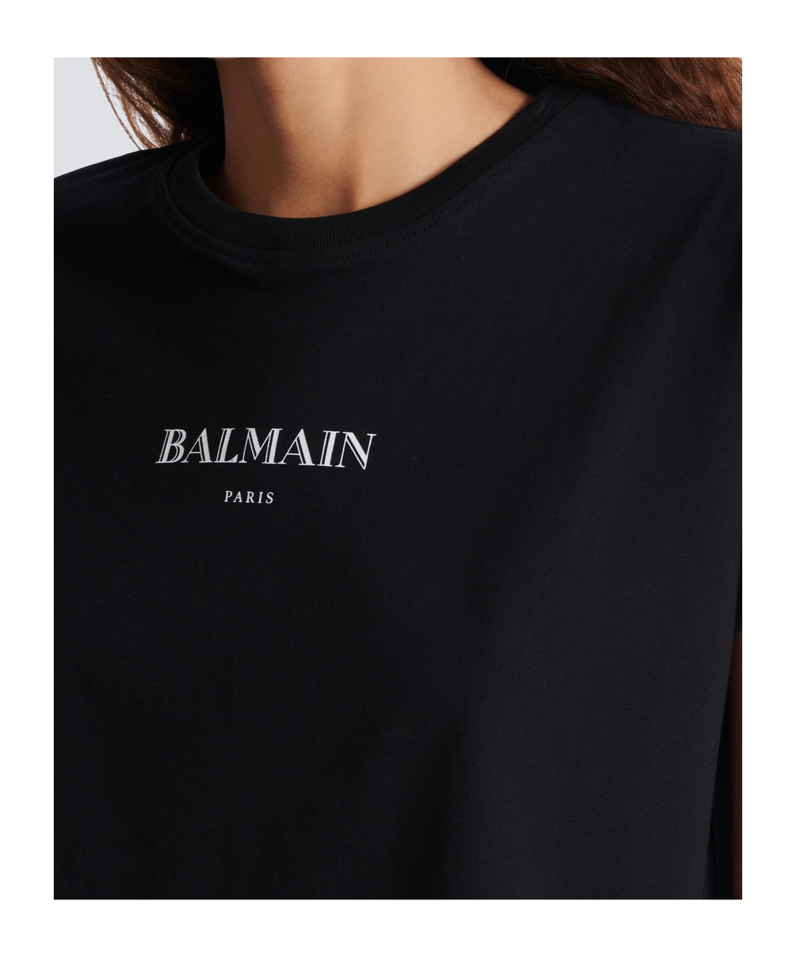 Balmain Logo-print Short-sleeve T-shirt In Black