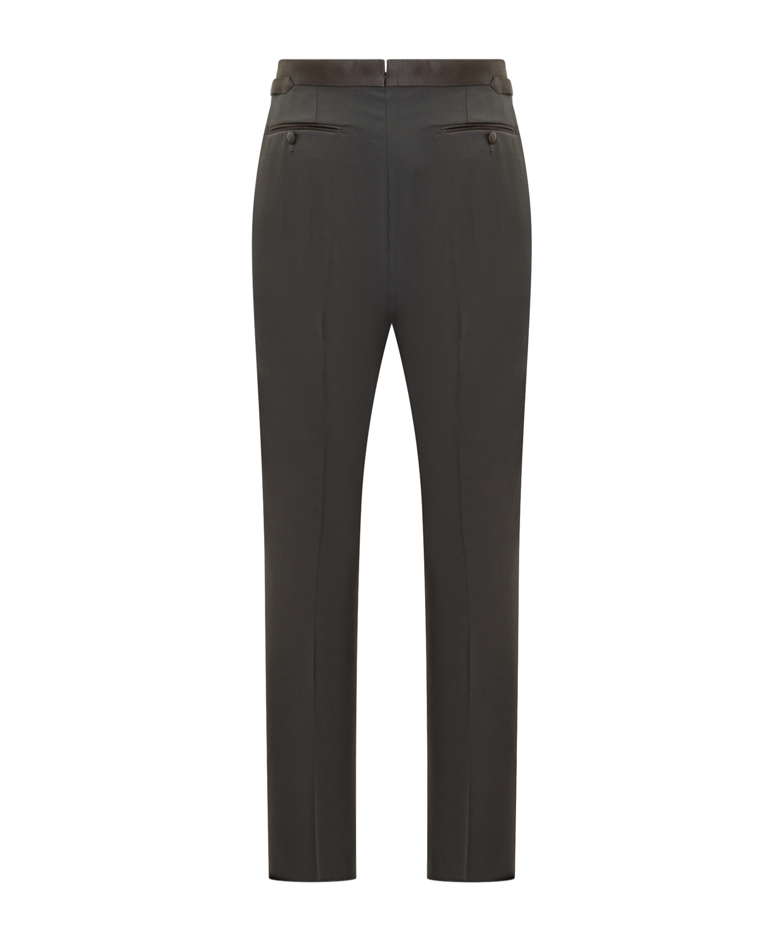 Tom Ford Side-buckled Evening Trousers In Black