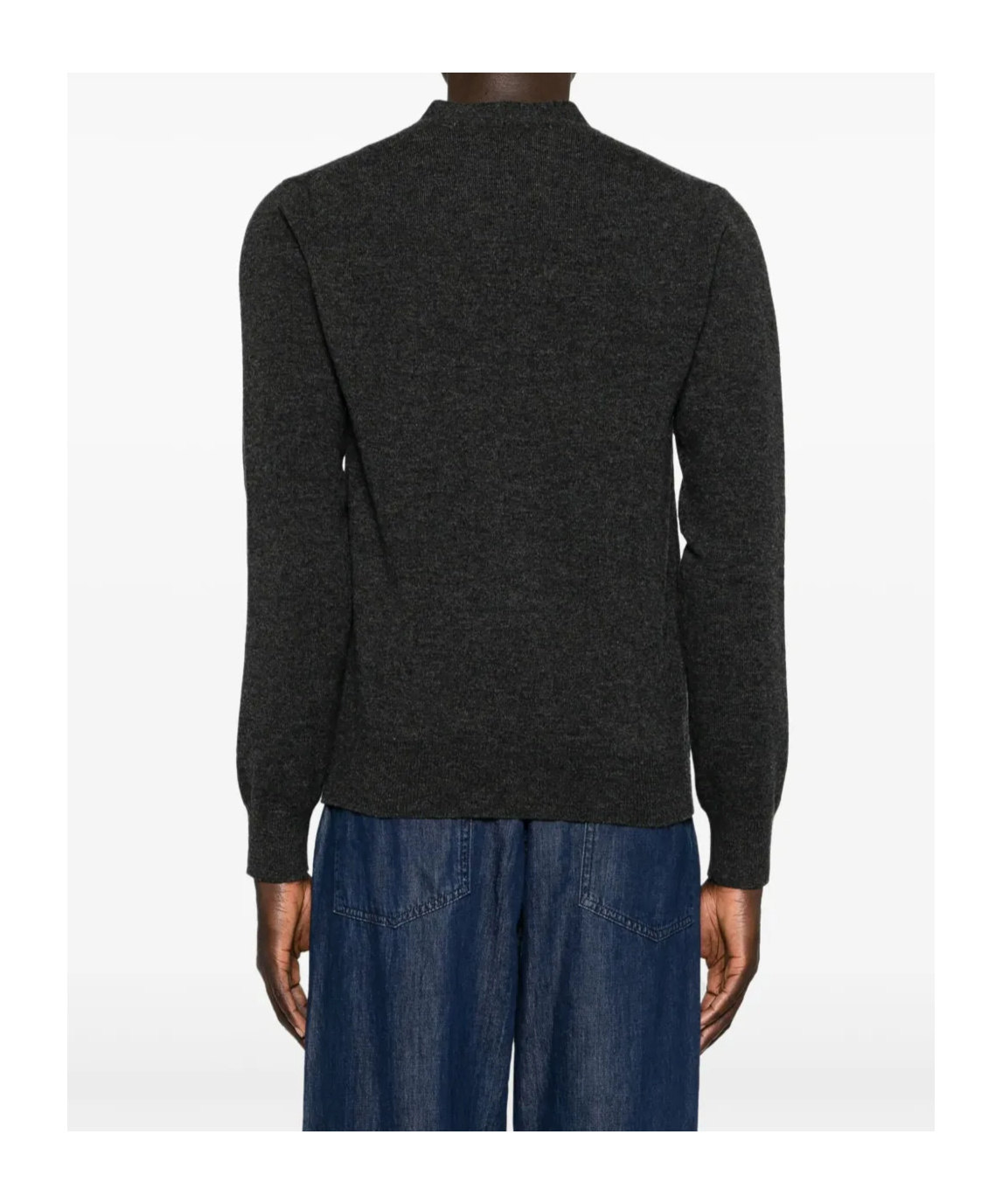 Comme Des Garçons Heart-patch Wool Cardigan