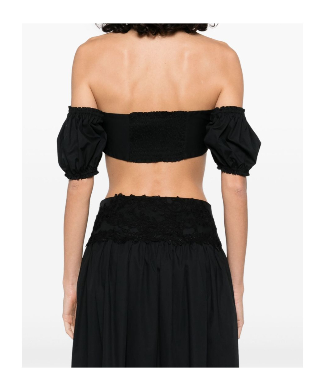 Ermanno Scervino Lace Detail Cotton Top