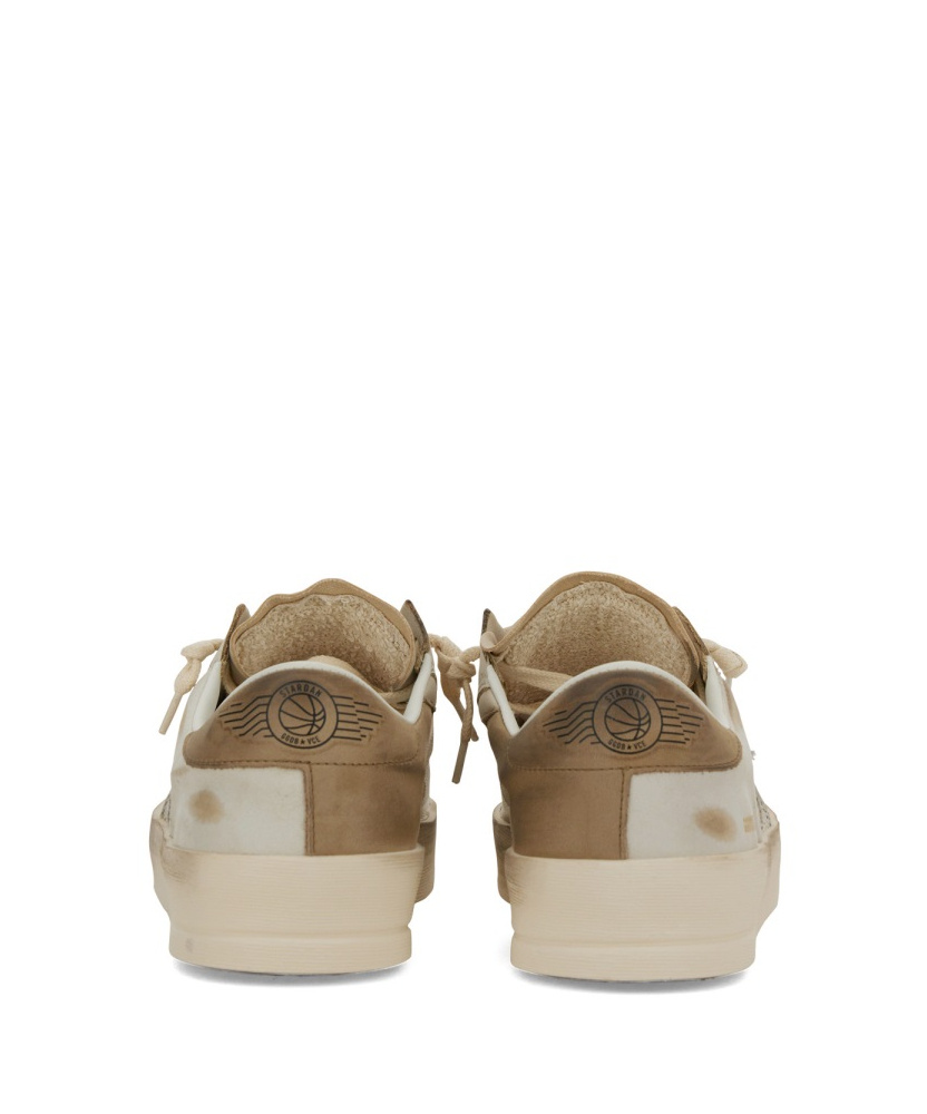 Golden Goose Classic Stardust Sneakers For Men In Nude