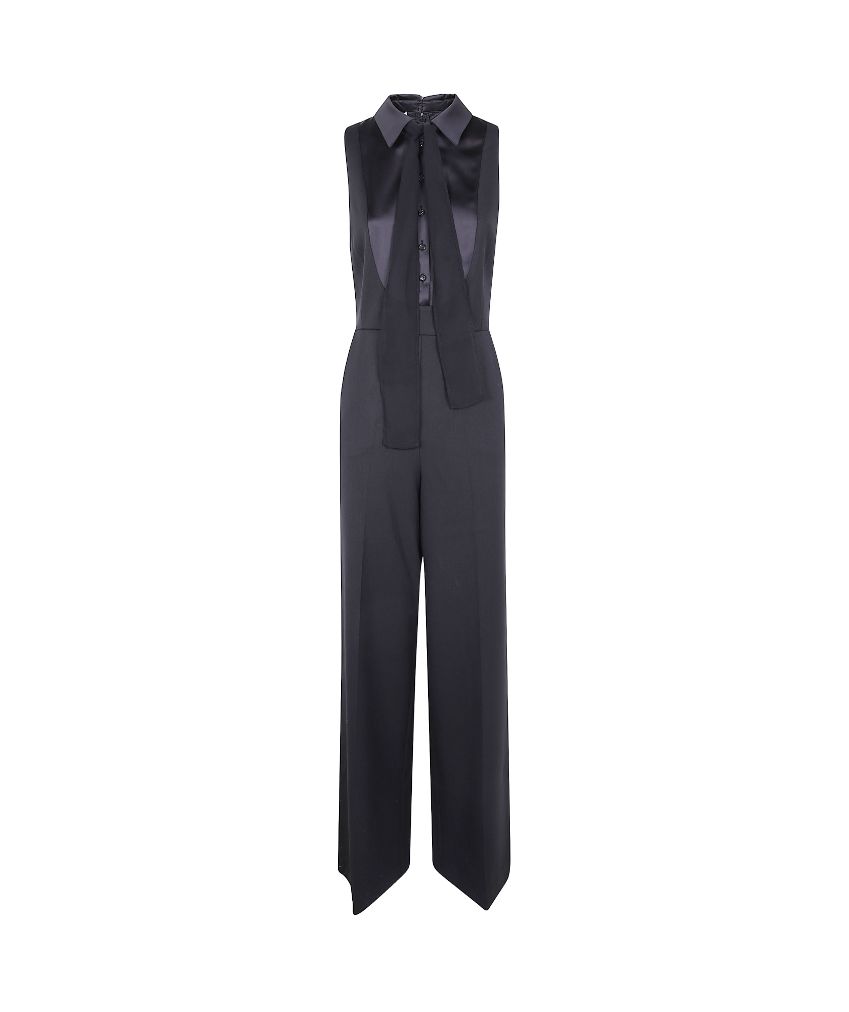 Twinset One-piece Jumpsuit Without Sleeves In Black