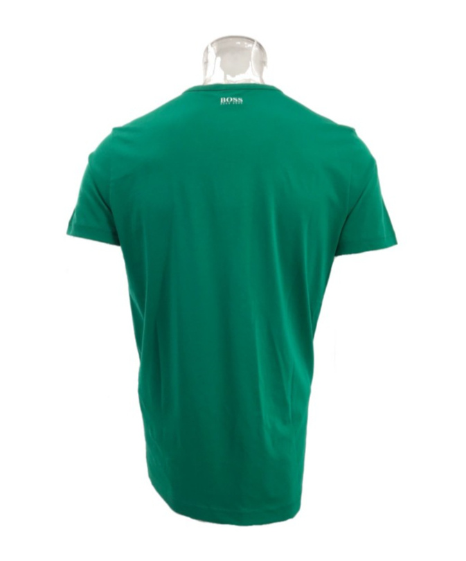 Hugo Boss Item O-neck Short-sleeved T-shirt In Green