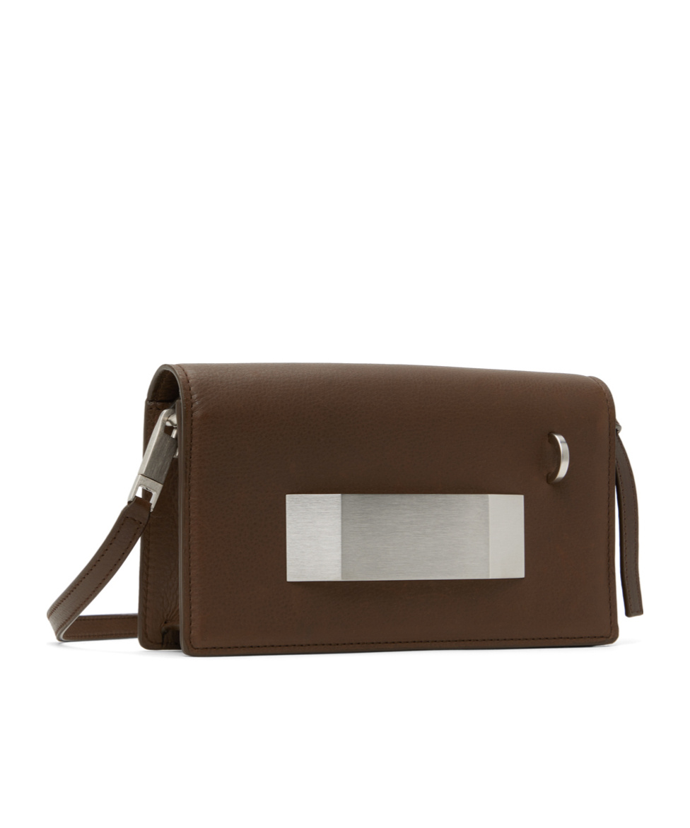 Rick Owens Porterville Griffin Shoulder Bag In Green