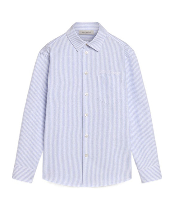 Golden Goose Long Sleeve Shirt In Purple