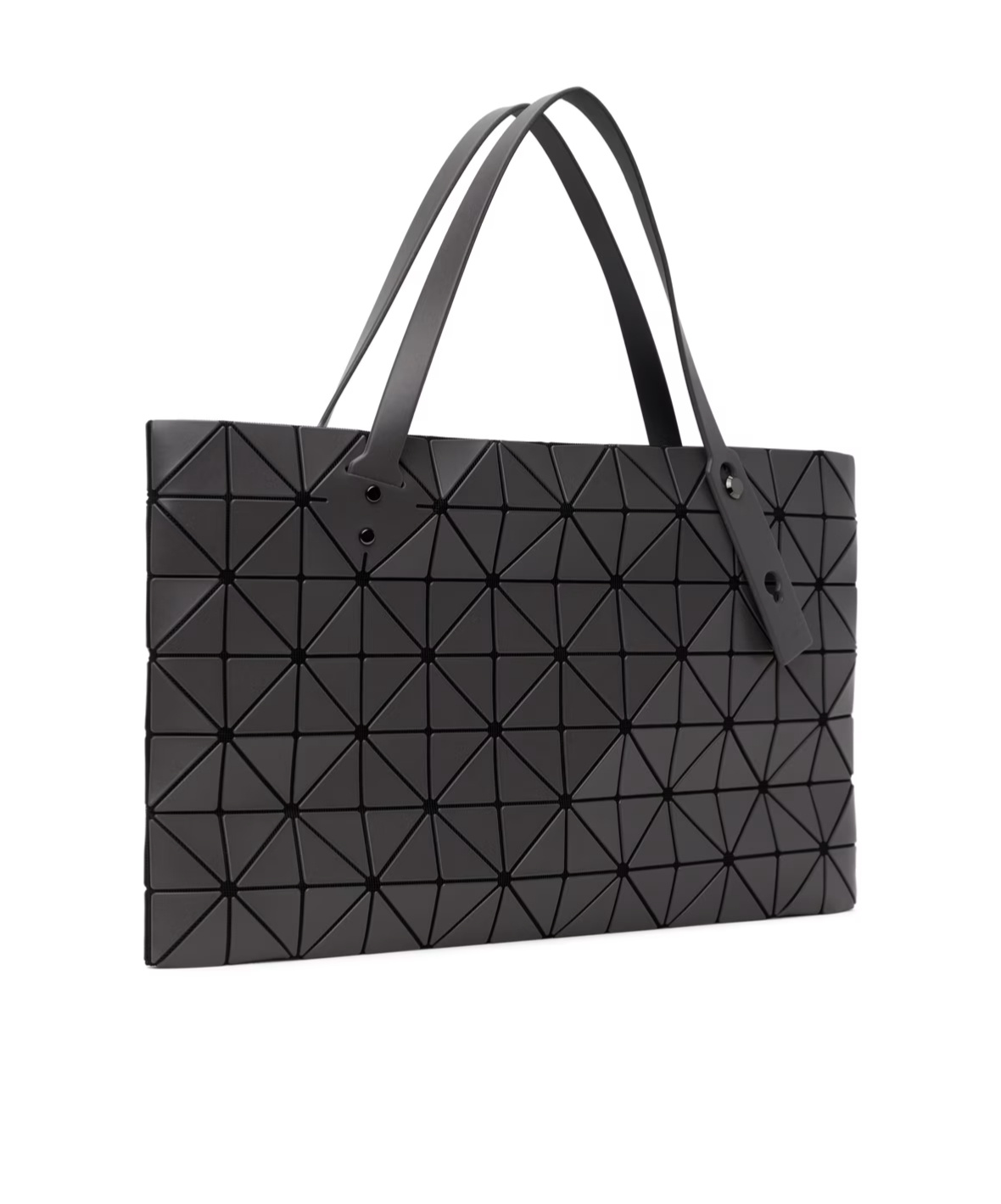 Bao Bao Issey Miyake Gray Large Rock Matte Tote In Black