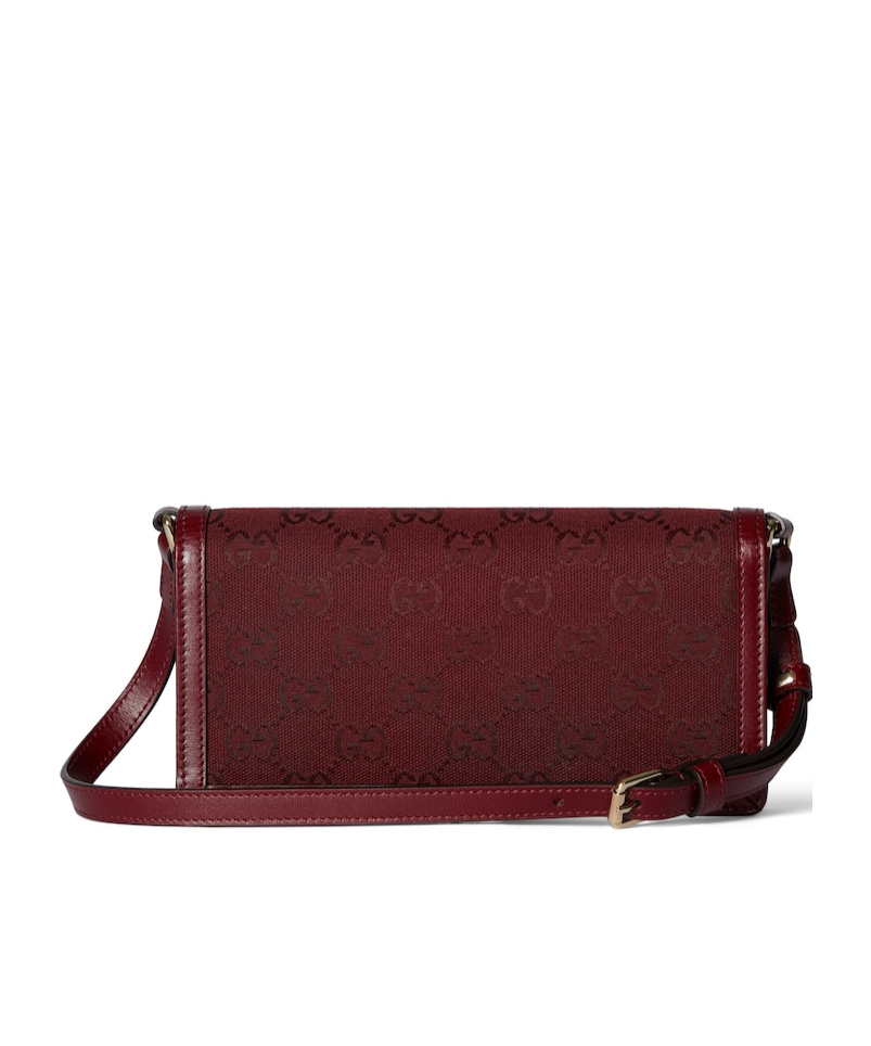 Gucci Luce Mini Shoulder Bag In Red