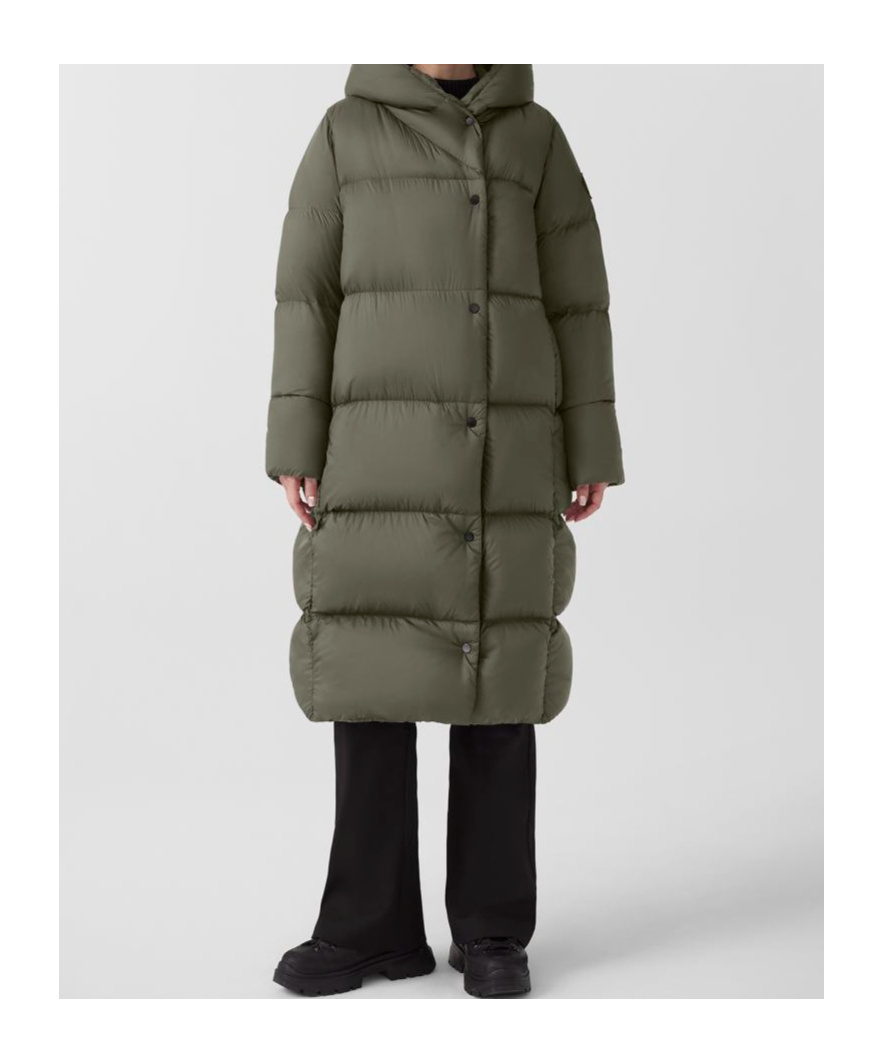 Canada Goose Rhoda Down Parka Coat In Green