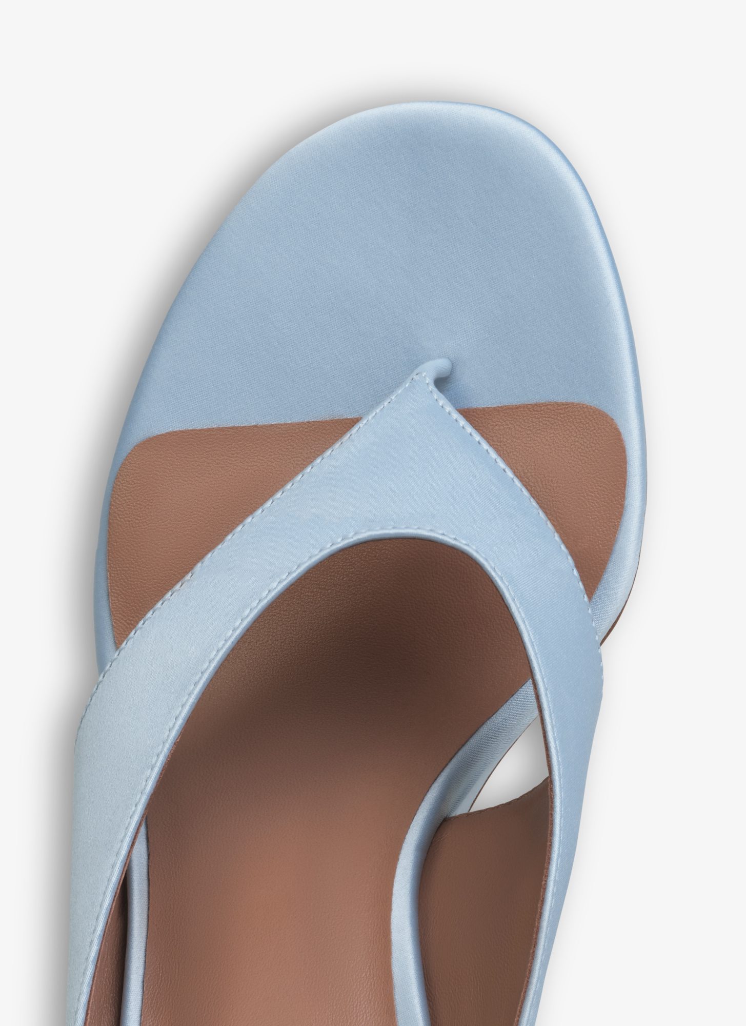 Alaïa Wedge Thong Mule In Blue