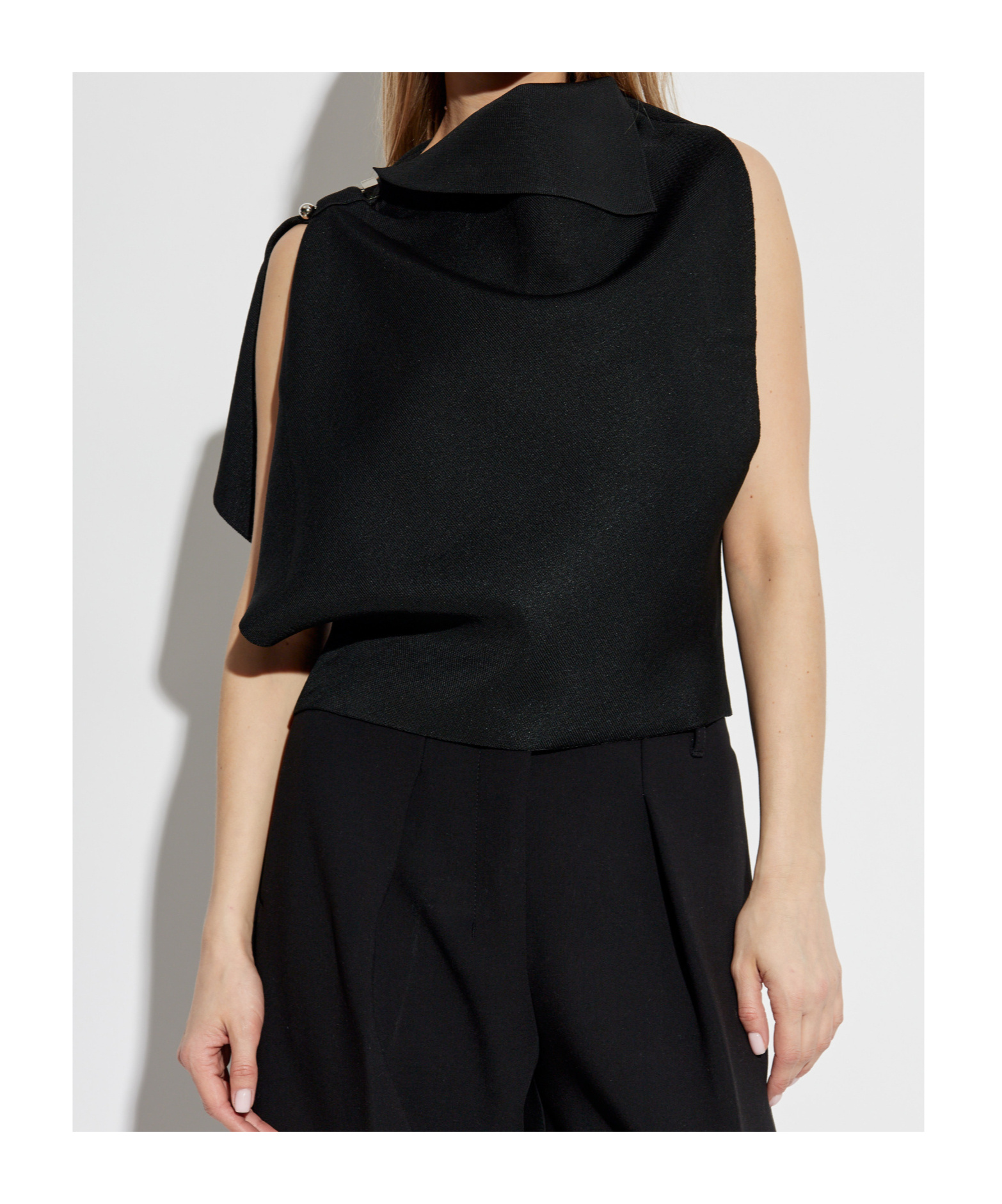 Jacquemus La Maille Trapeze In Black