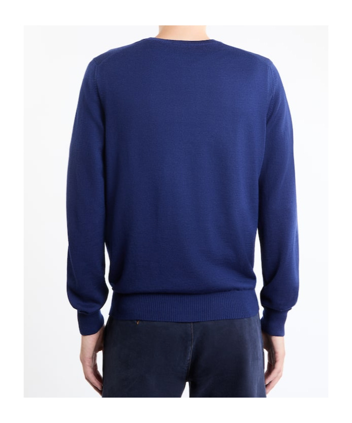 Fay Maglia Girocollo Sweater In Blue