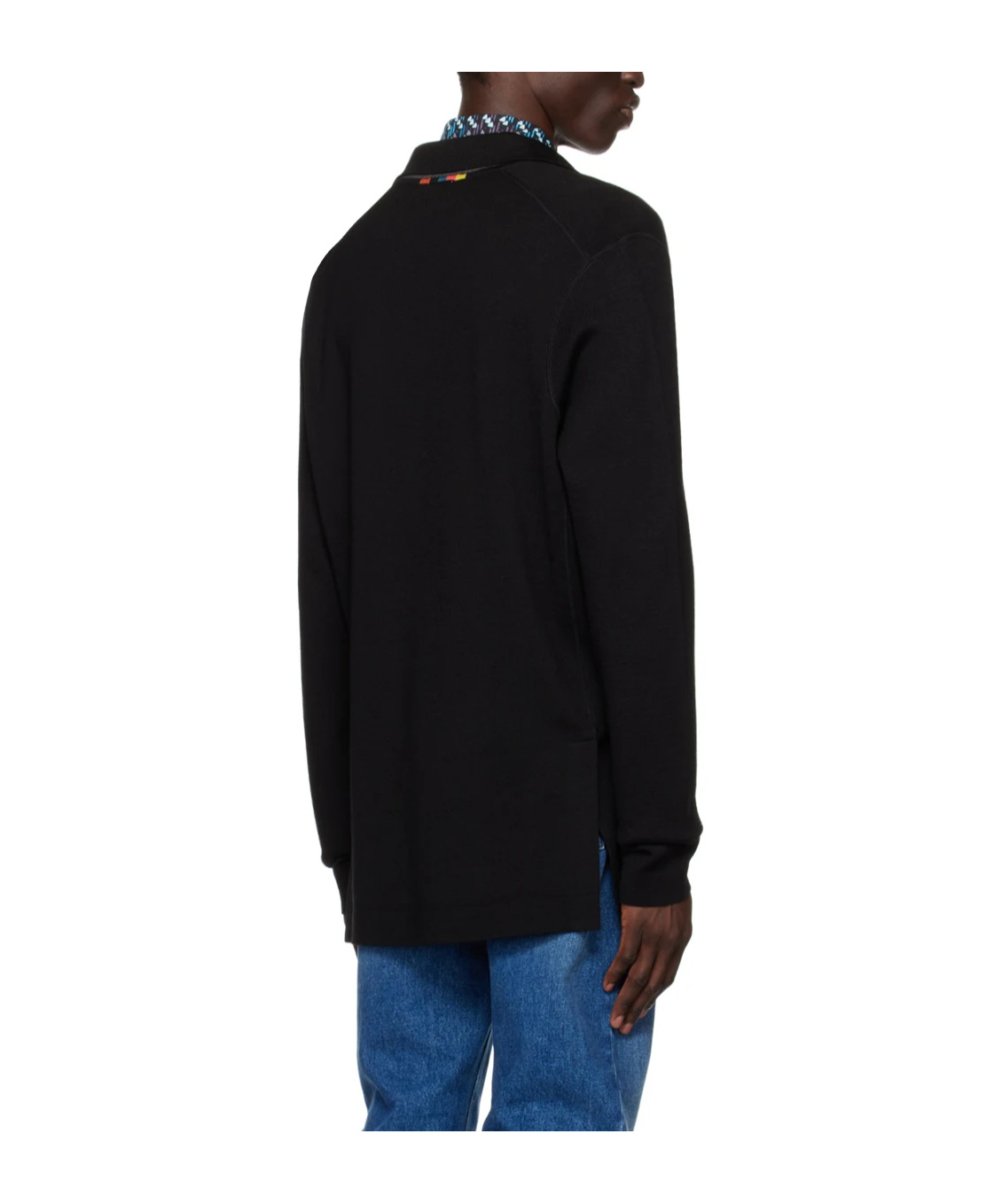 Shop Paul Smith Knitted Double-breasted Blazer In Black