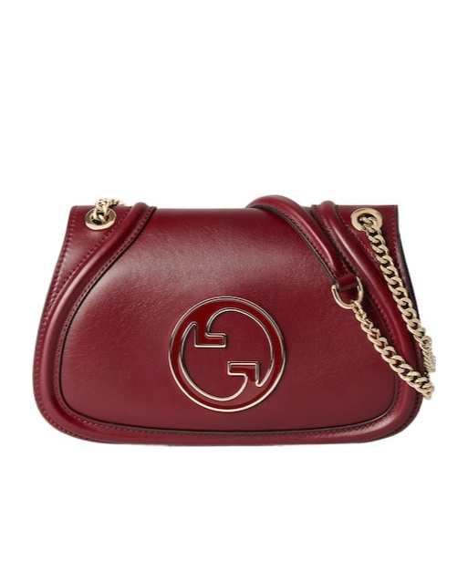 Gucci Blondie Shoulder Backpack In Red