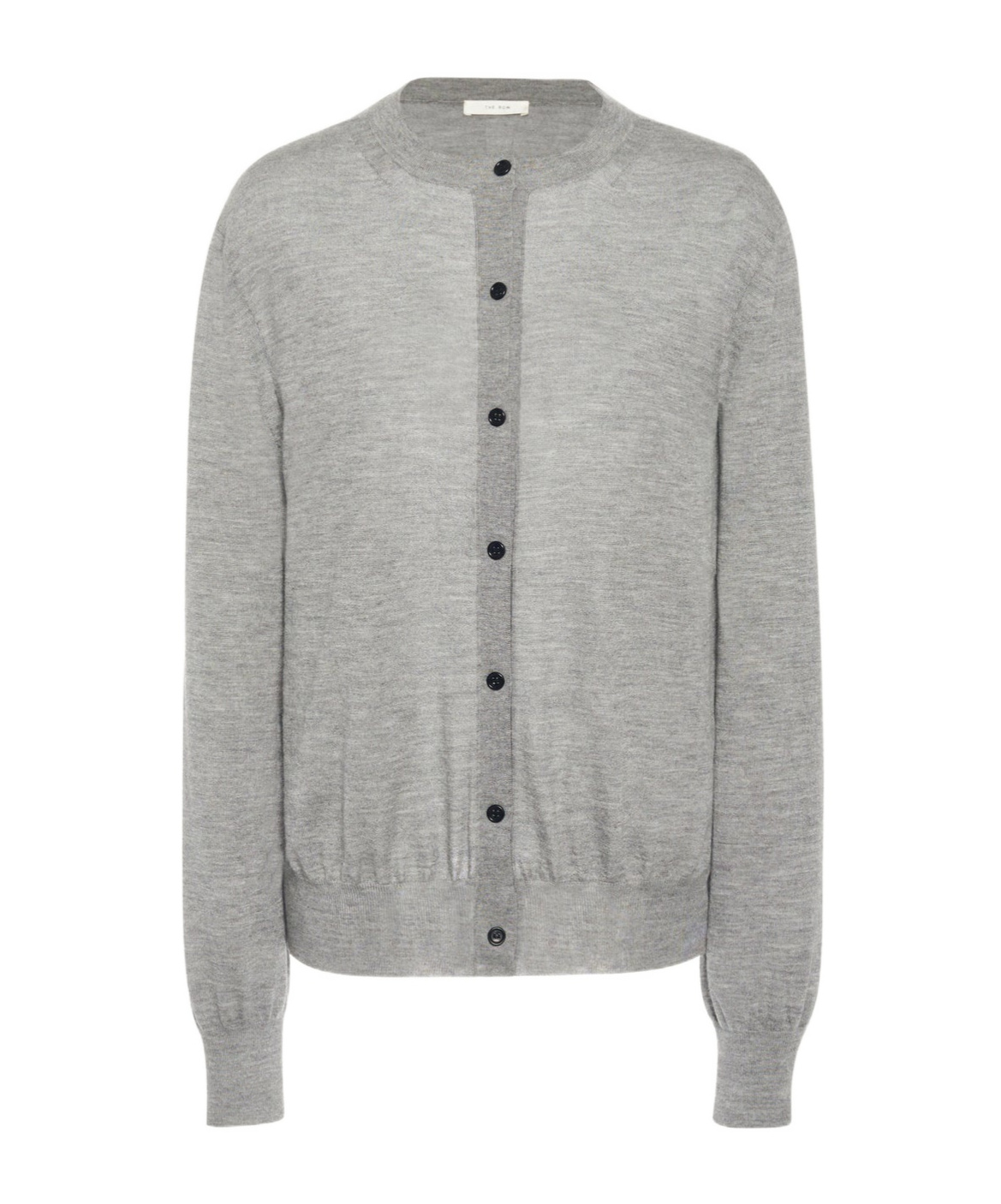 The Row Battersea Cashmere Cardigan In Gray