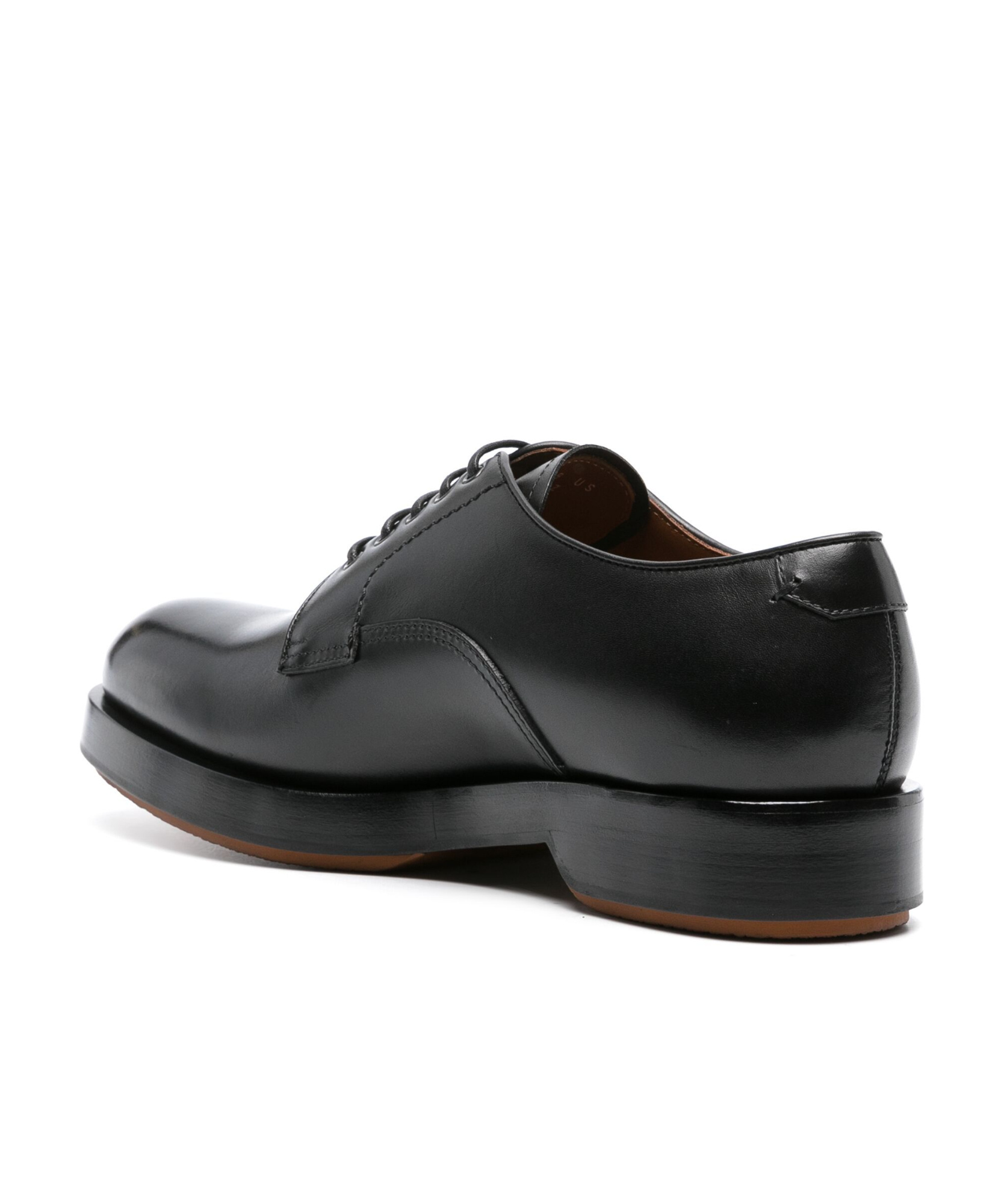 Zegna Lace-up Patent Leather Derby Shoes In Black