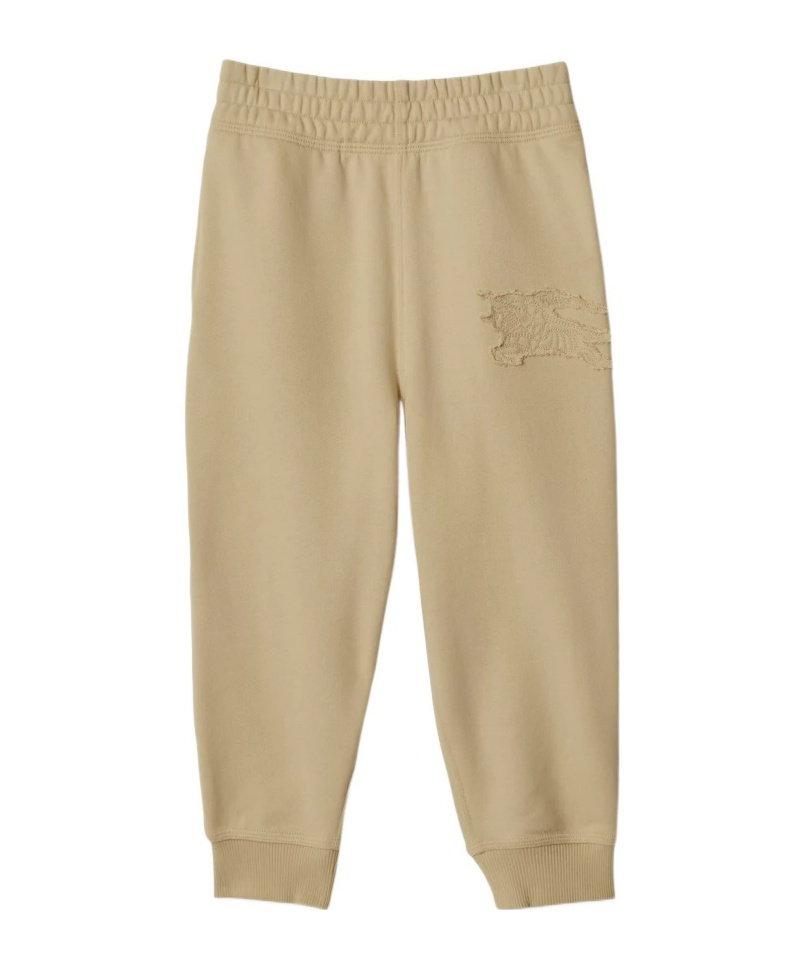 Burberry Equestrian Knight-patch Track Pants In Nude
