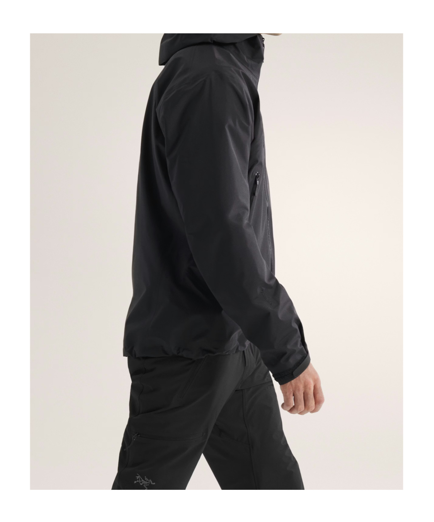 Arc'teryx Beta Hooded Windbreakers Jacket In Black