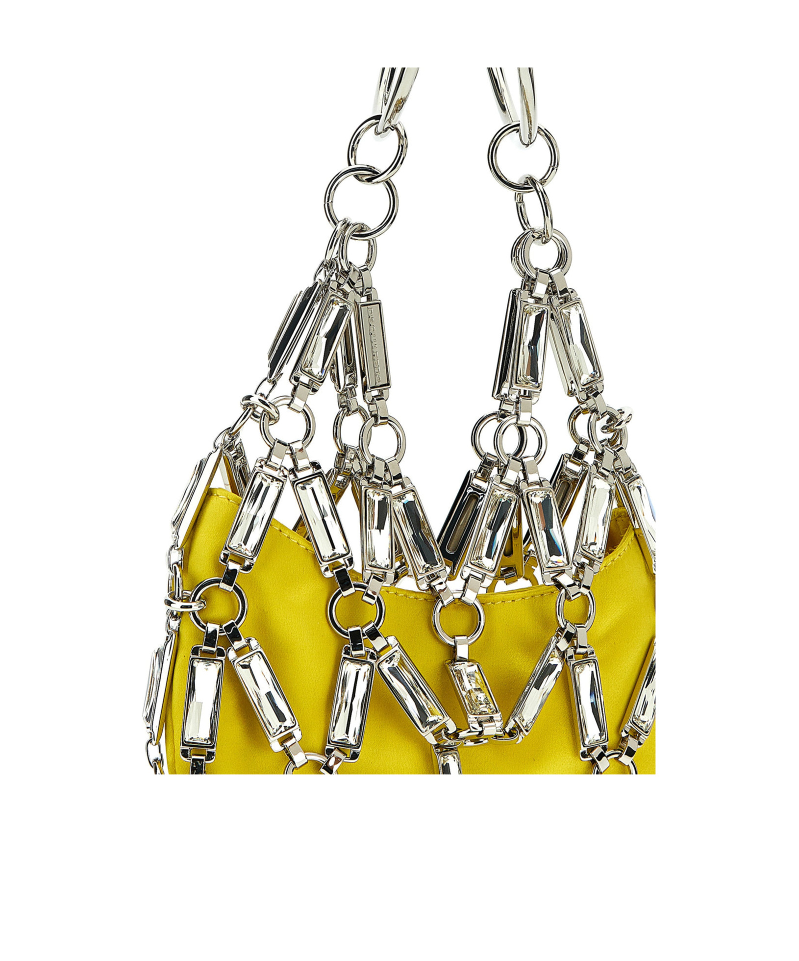 Shop Dsquared2 Cage Embellished Chain-link Detailed Tote Bag In Multicolor