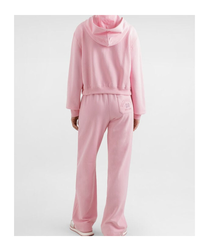 Dolce & Gabbana Logo-embroidered Hoodie In Pink