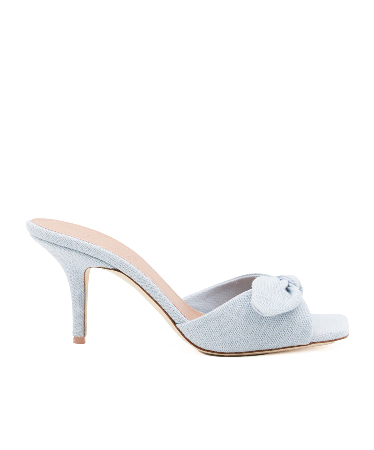 Malone Souliers Square-headed High-heeled Sandals In White